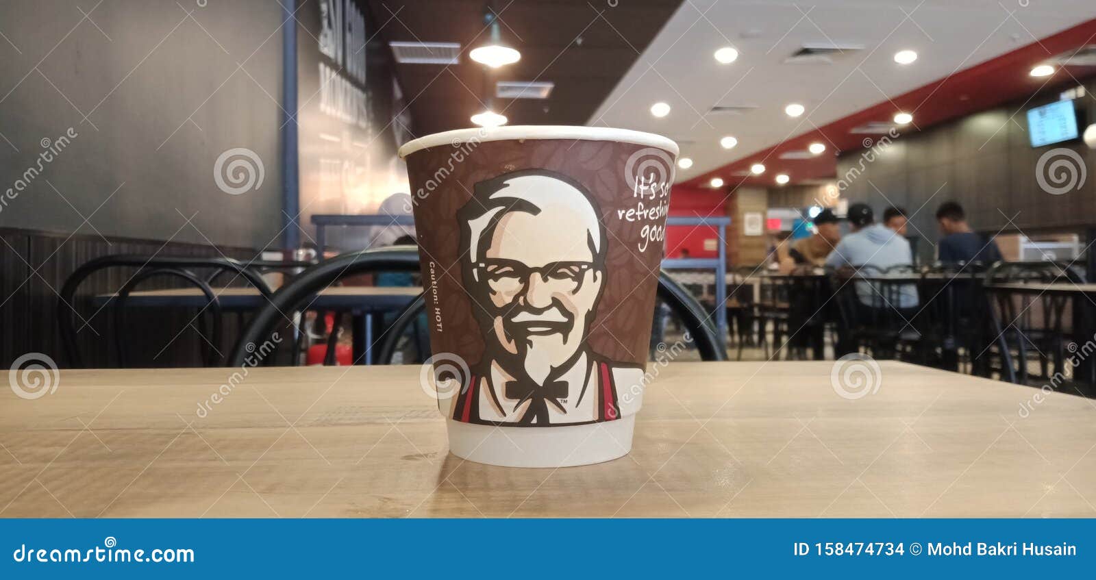 Kfc Cup On The Table Editorial Stock Image Image Of Drink 158474734