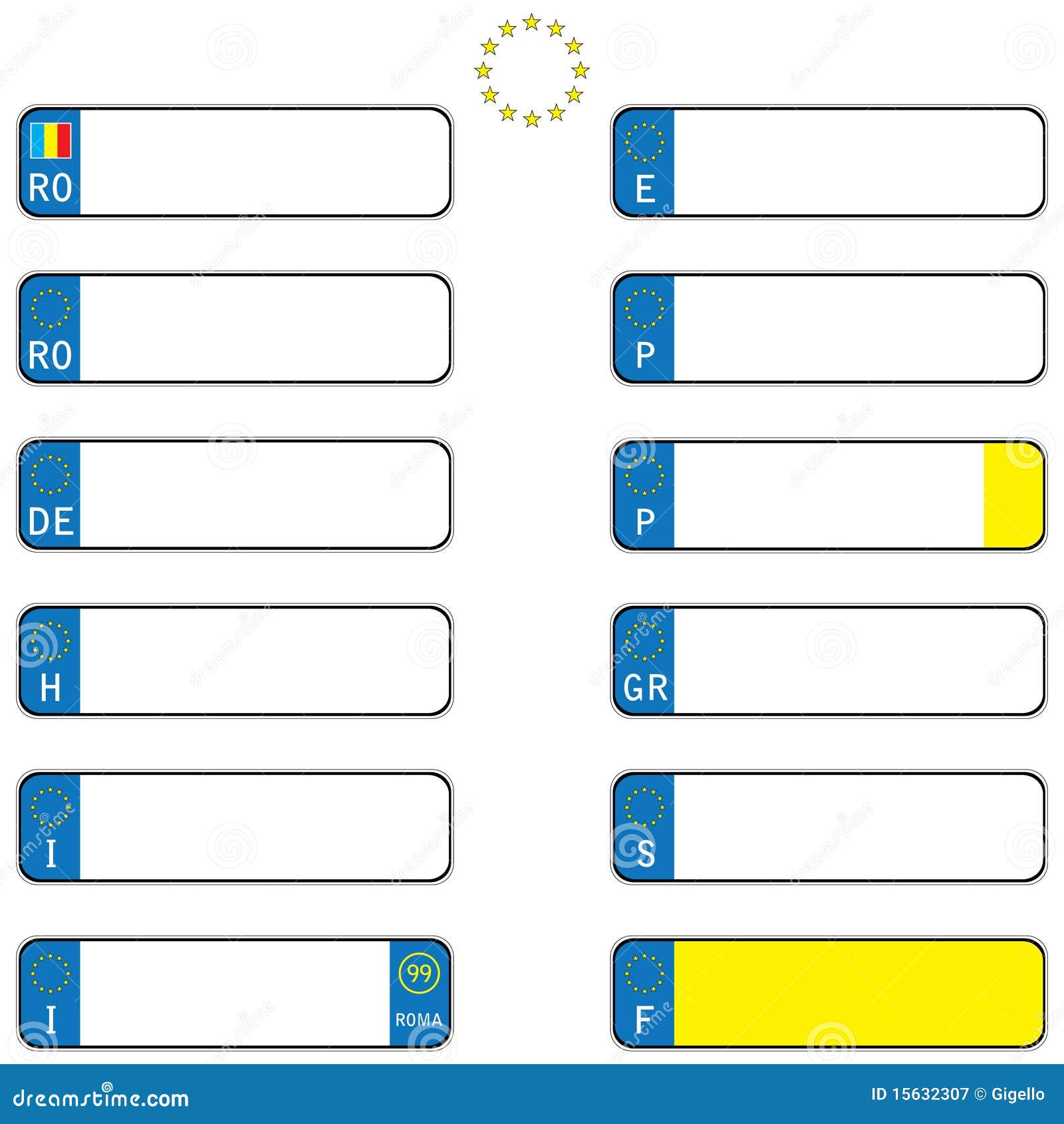Kfz-Kennzeichen Paar Mit Standard-Umrandung - UK Zugelassen Nach BSAU145e Standard