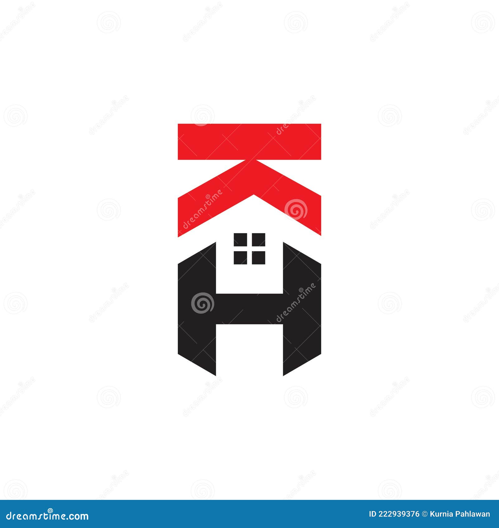 Kh Home Logo , Kh Initial Logo Vector Stock Vector Illustration of