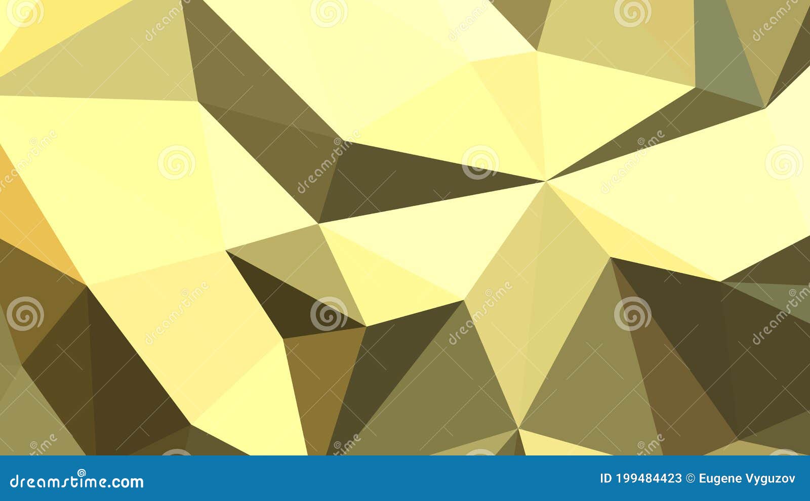 Khaki Abstract Background. Geometric Vector Illustration Stock Vector