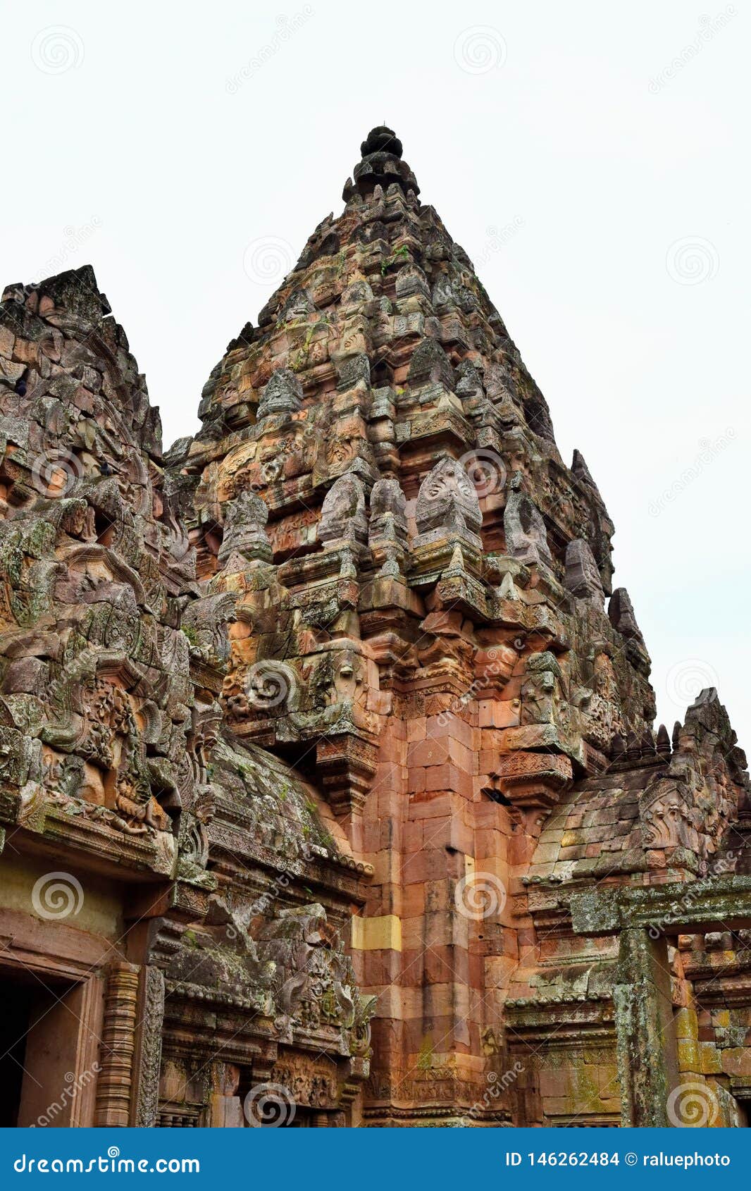 khao phanom rung castle, the oldest place in history in buriram, thailand