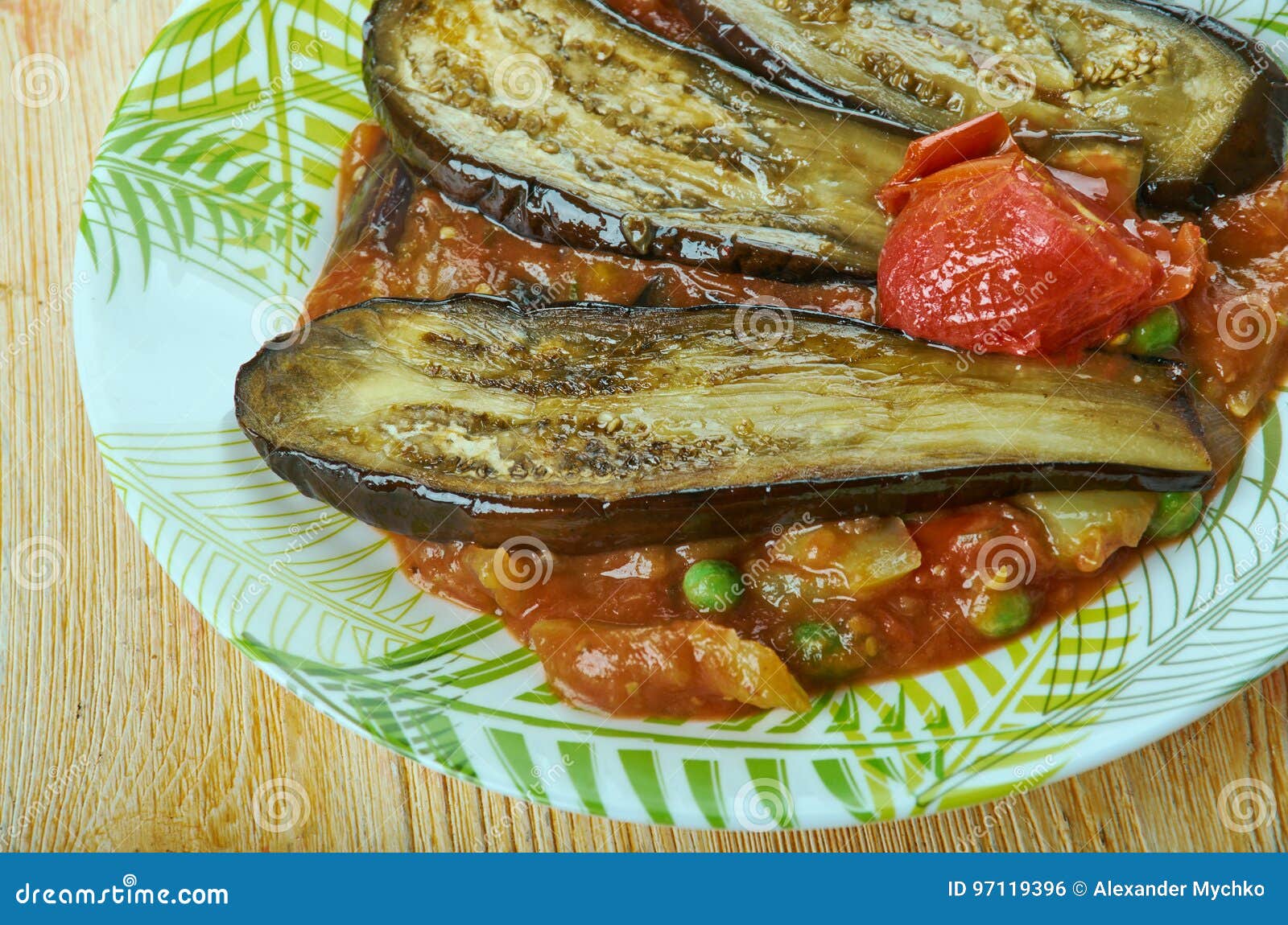 Khoresh ebademjan stock photo. Image of tomato, garlic 97119396
