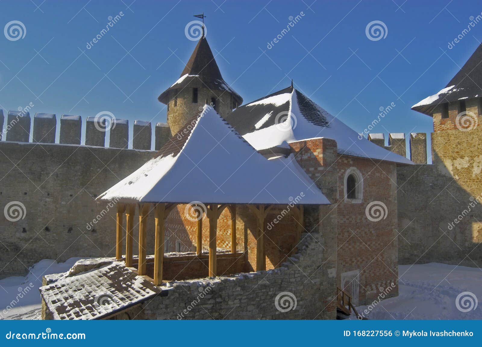 khotyn fortress - commandant`s house