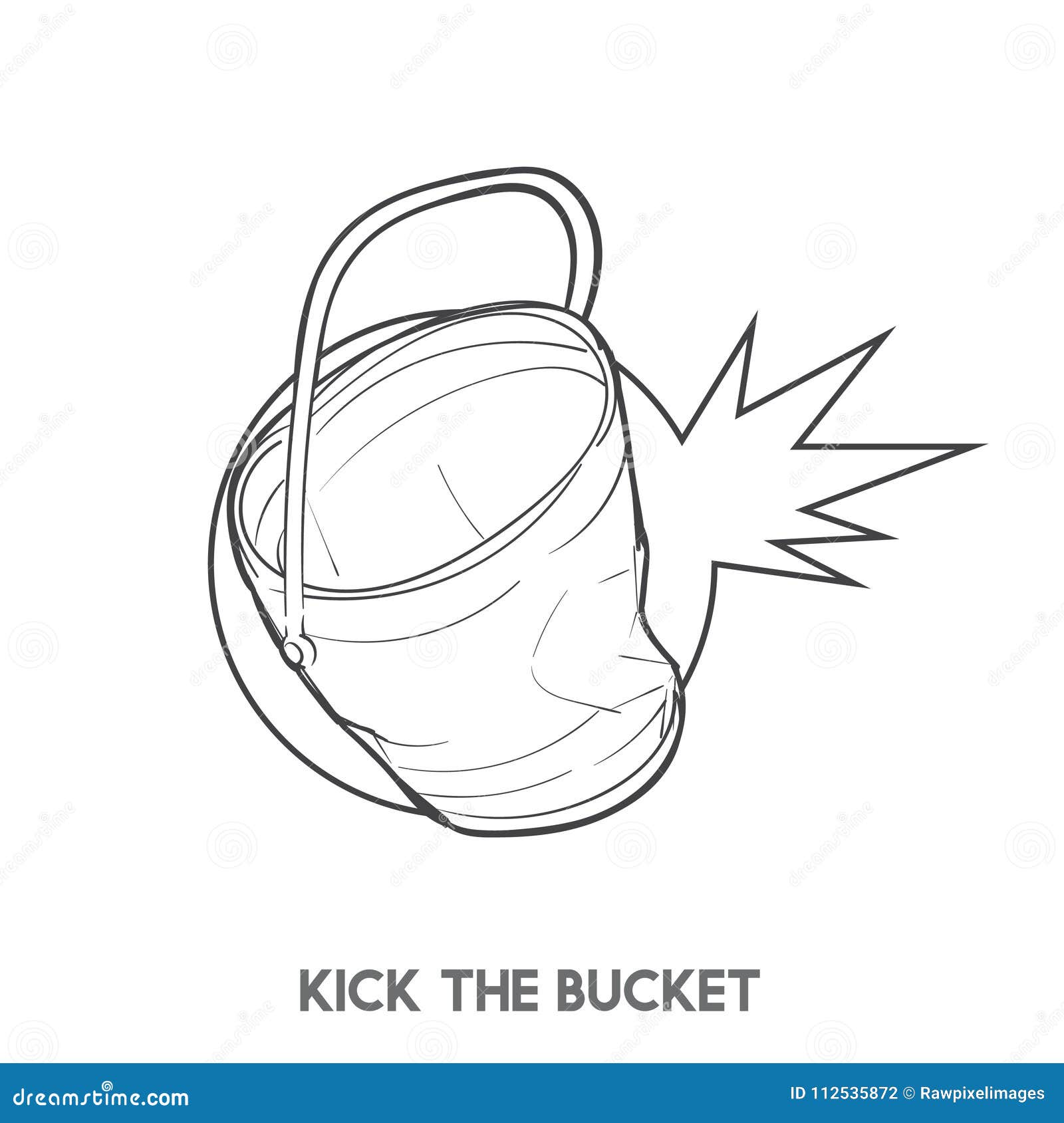 30+ Kicking Bucket Stock Illustrations, Royalty-Free Vector