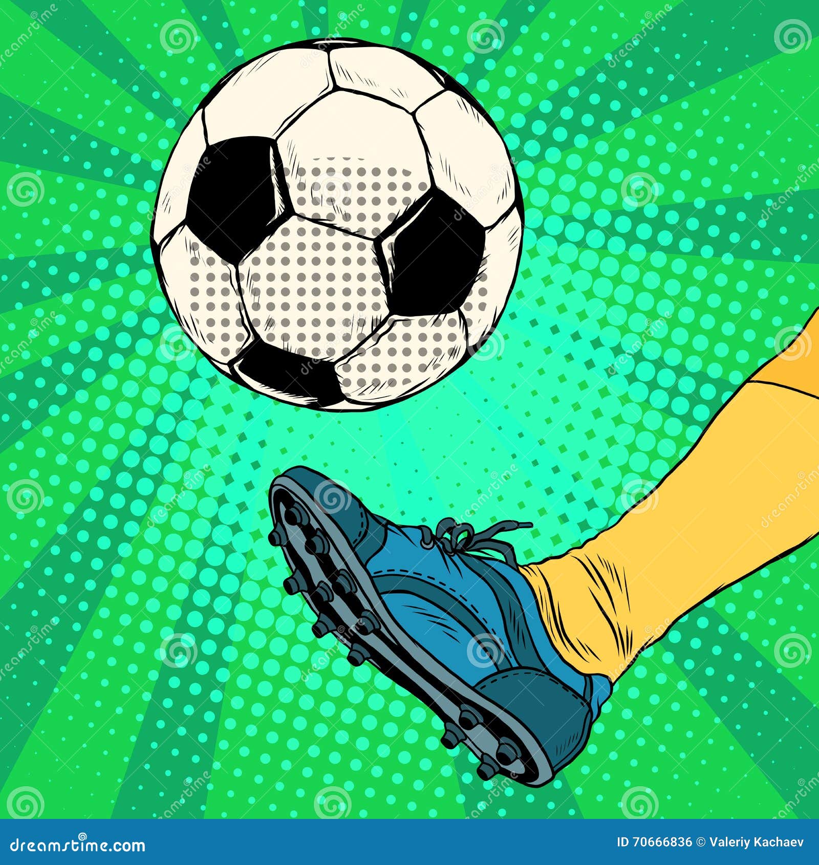 kick a soccer ball