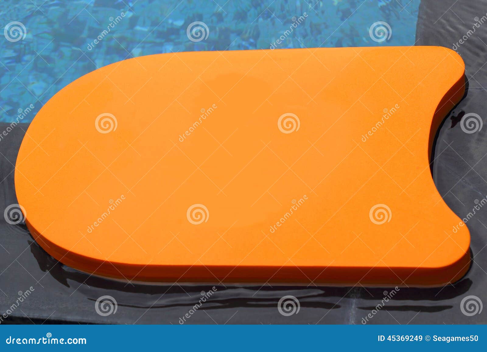 Kickboard in the Swimming Pool. Stock Image Image of circle