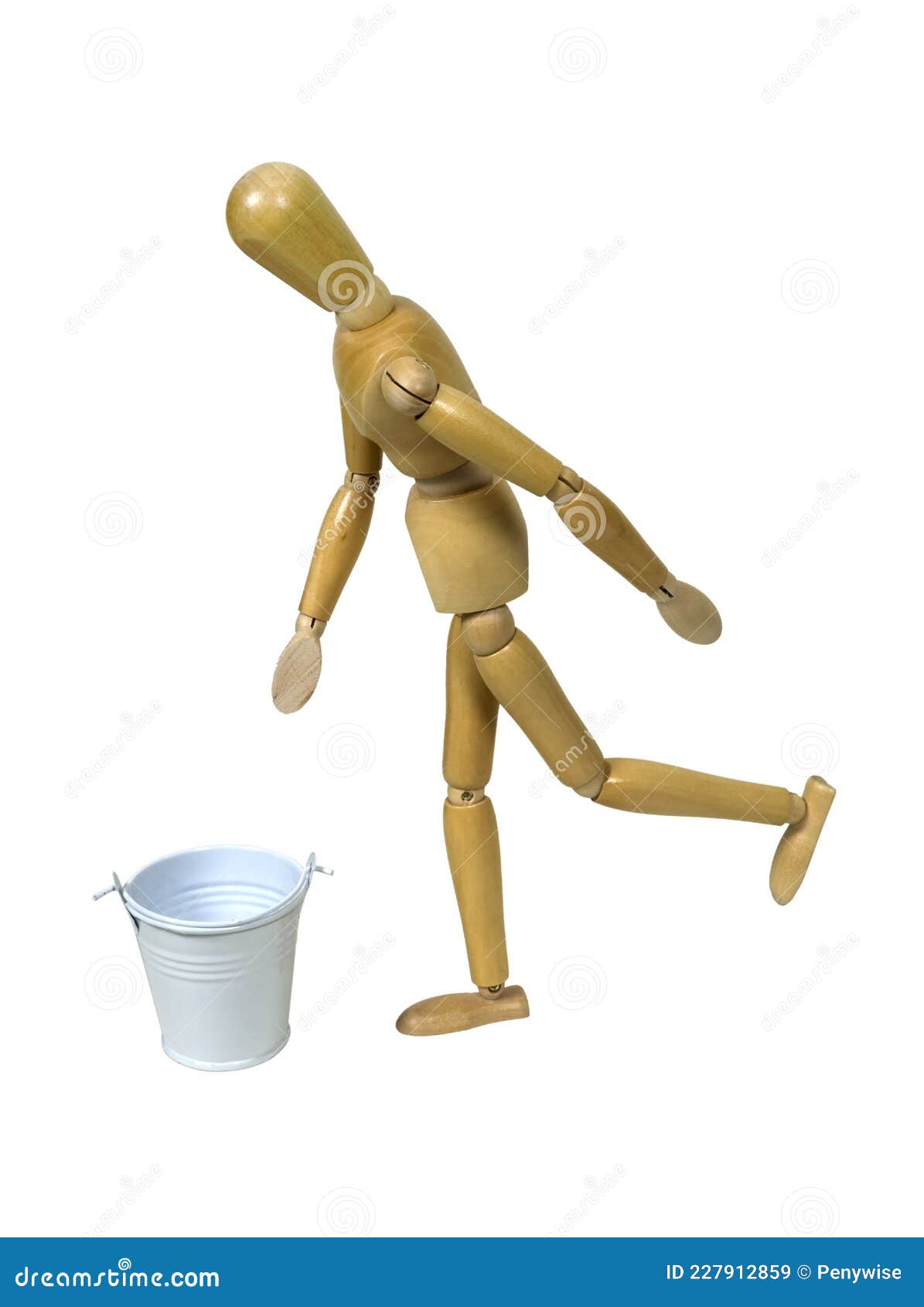 Kicking the bucket stock image. Image of bucket, kicking - 227912859