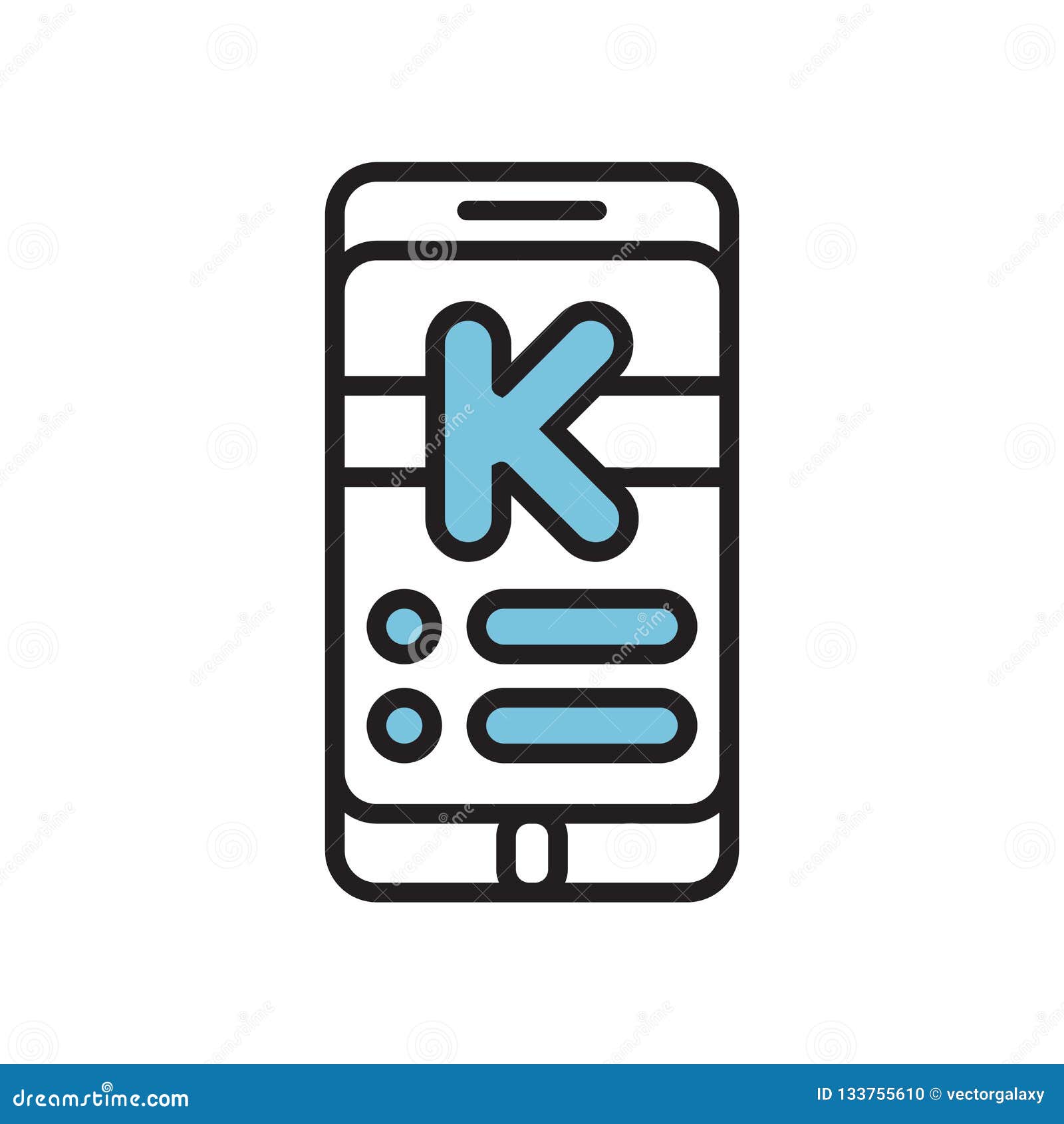 kickstarter icon  sign and   on white background, kickstarter logo concept
