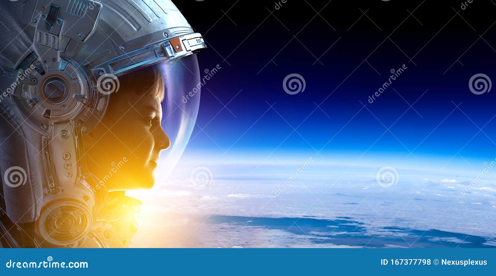 Exploring Outer Space. Mixed Media Stock Photo - Image of education ...