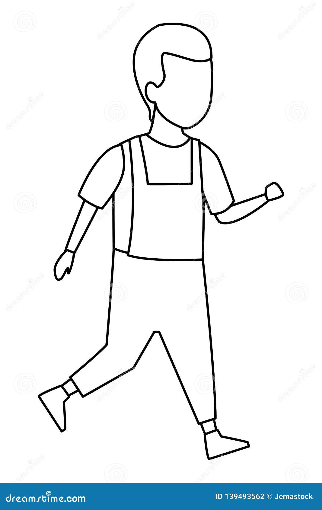 Kid Boy Walking Cartoon Black and White Stock Vector - Illustration of friends, preschooler: 139493562 Kid Boy Walking Cartoon Black and White Stock Vector - Illustration of friends, preschooler: 139493562