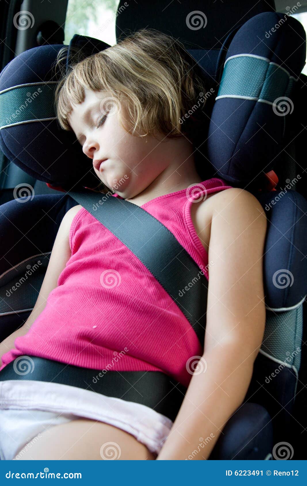 Kid in a car seat stock image. Image of rest, travelling 6223491