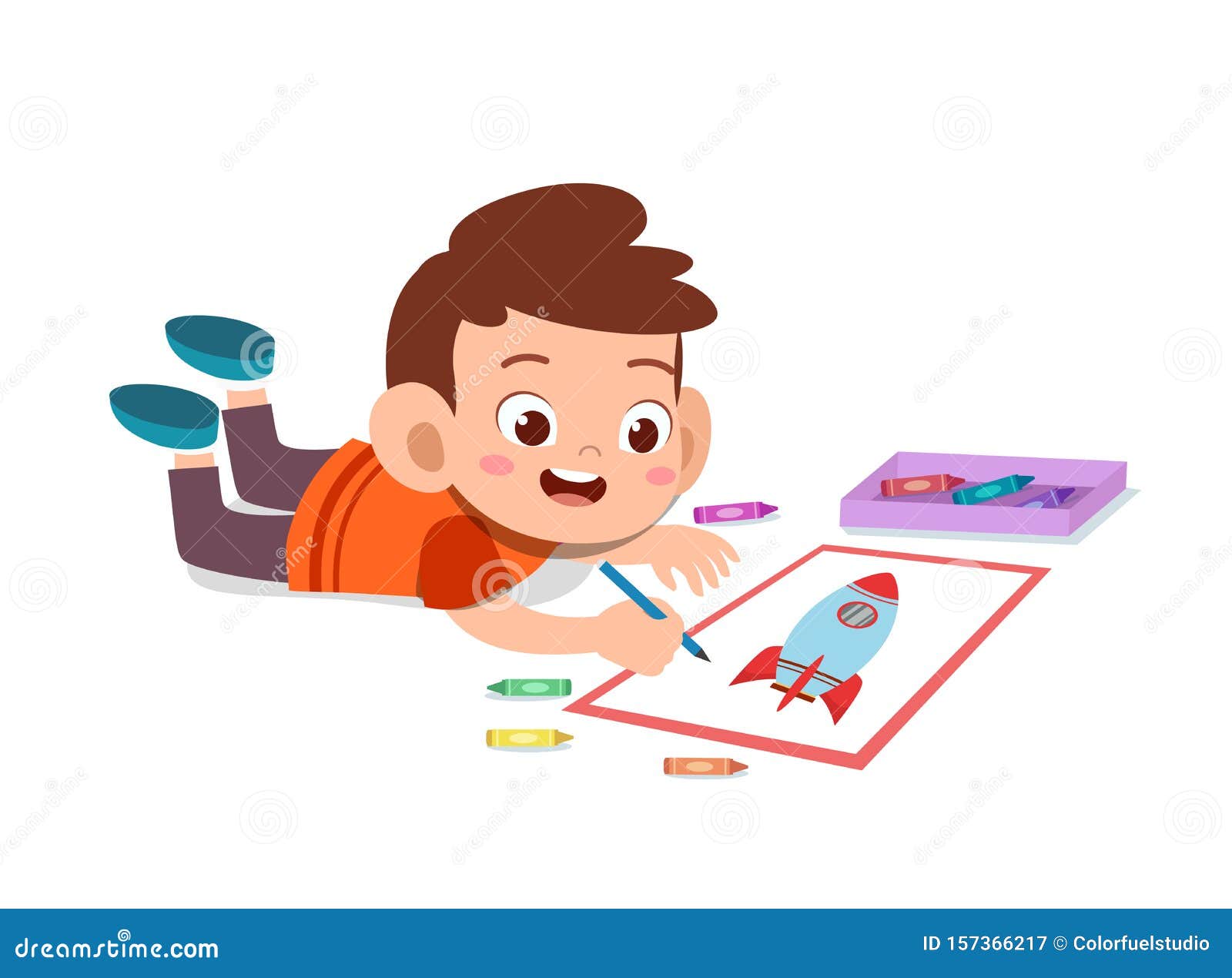 Kid Drawing Stock Illustrations – 413,333 Kid Drawing Stock Illustrations,  Vectors & Clipart - Dreamstime