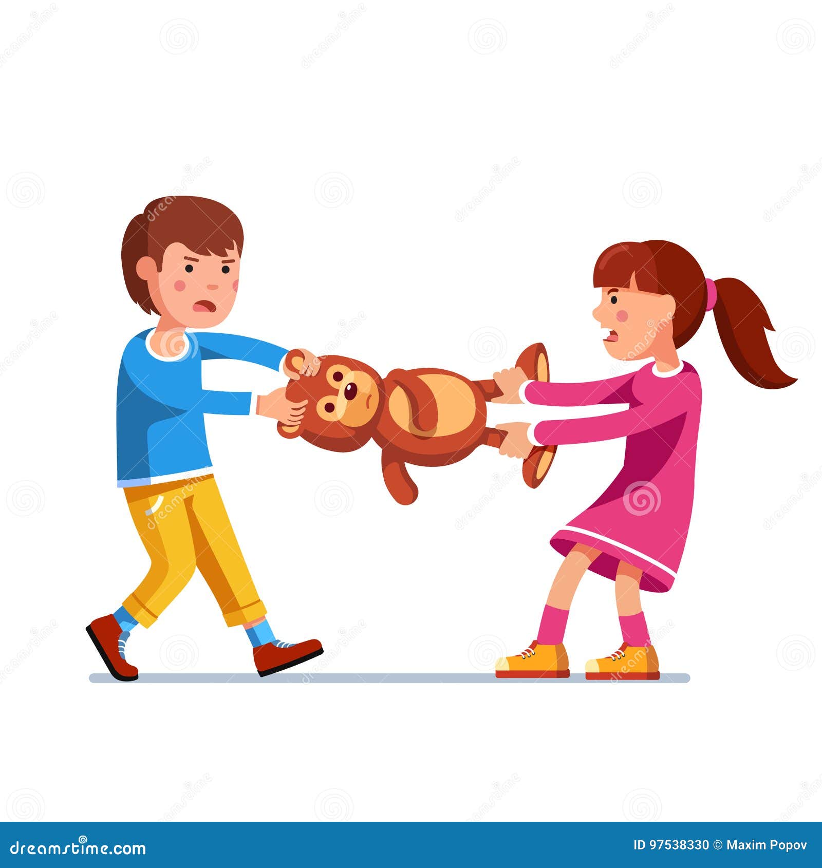 Kids Fighting Stock Illustrations – 1,390 Kids Fighting Stock  Illustrations, Vectors & Clipart - Dreamstime