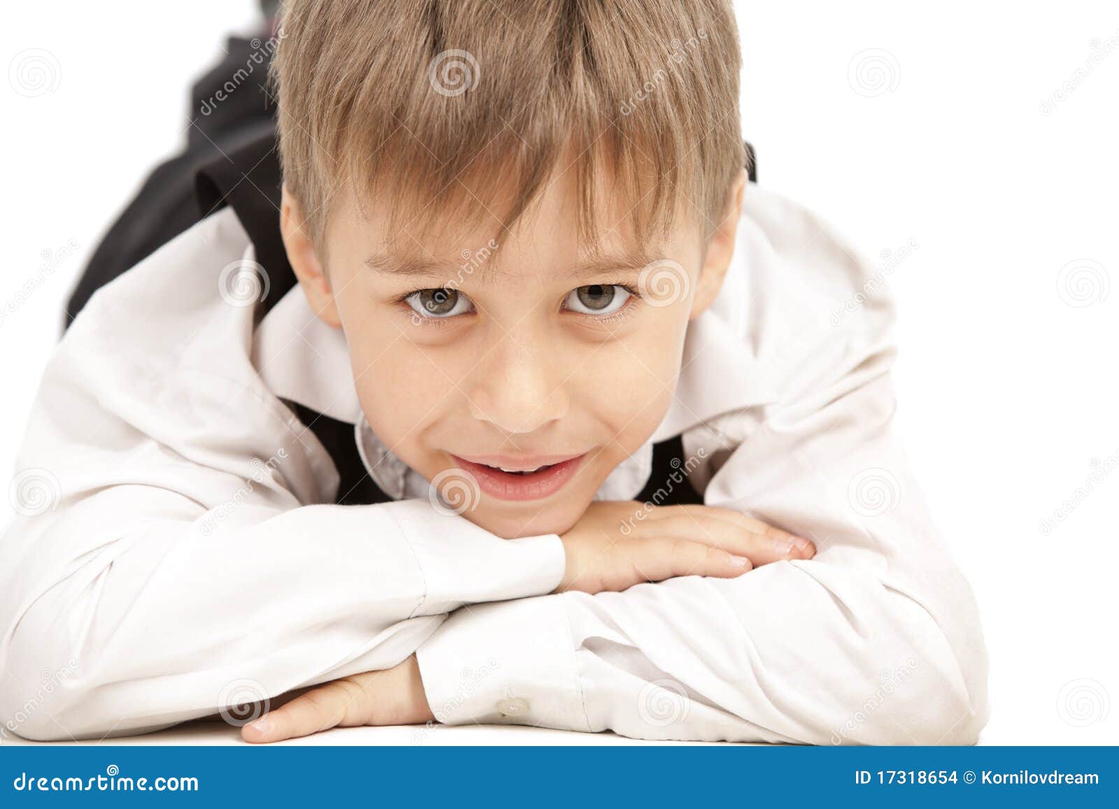 Kid Laying Flat on the Floor Stock Photo Image of face, adorable
