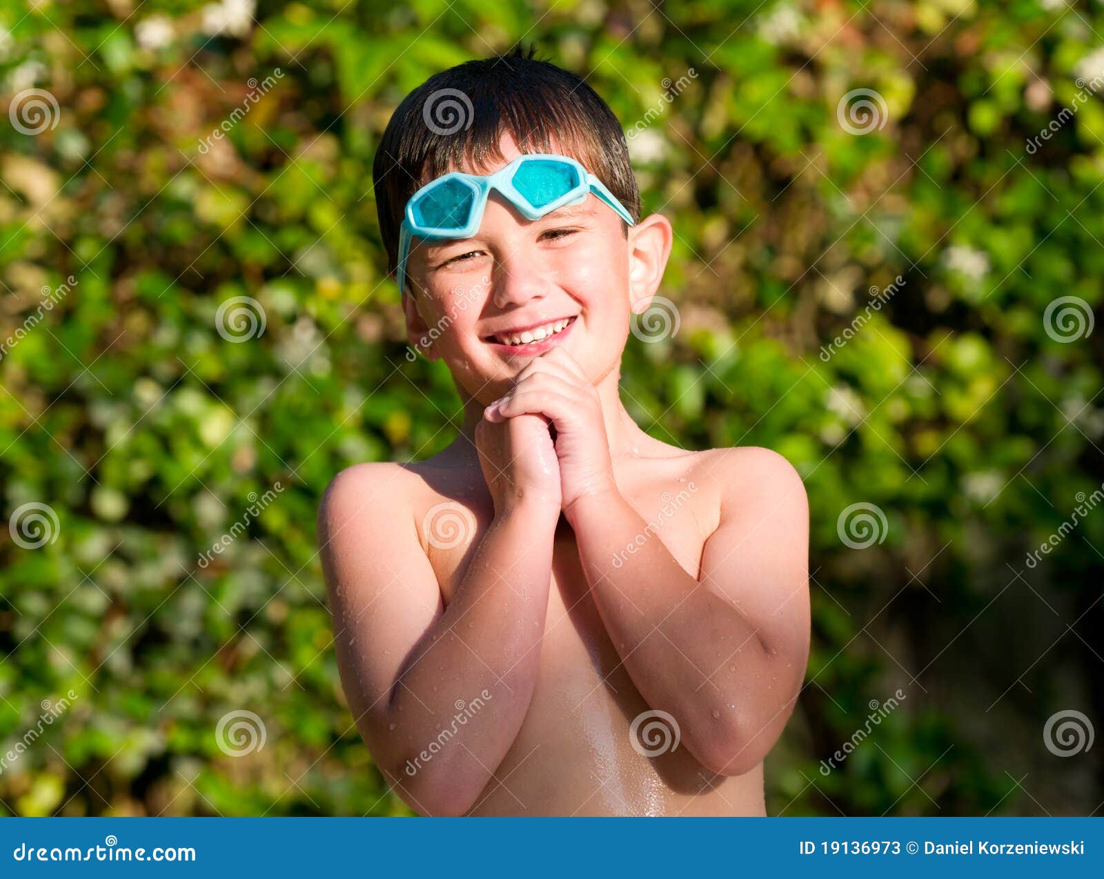 Kid in the patio stock image. Image of person, expression 19136973