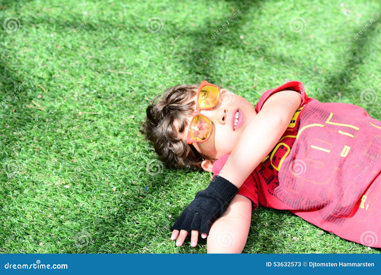 Kid Playing with Sunglasses Stock Image Image of cable, girl 53632573