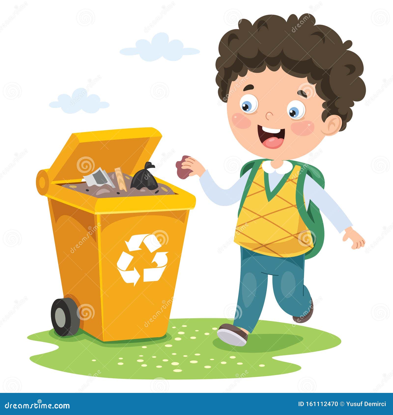 Kids Waste Bin Character Trash Plastic PaperBin Rubbish Playroom,Bedroom Dustbin 