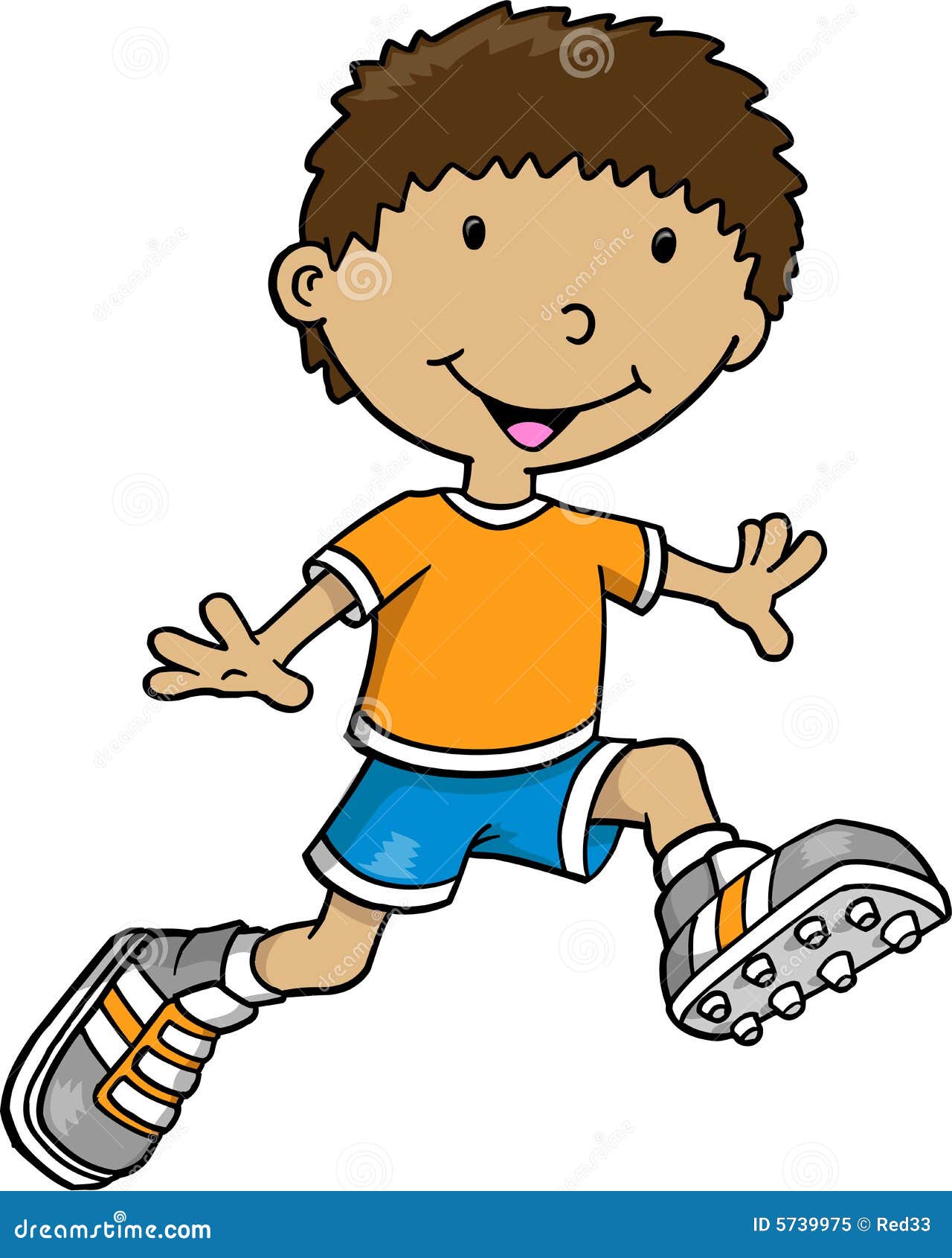Kid Vector Illustration stock vector. Illustration of child - 5739975