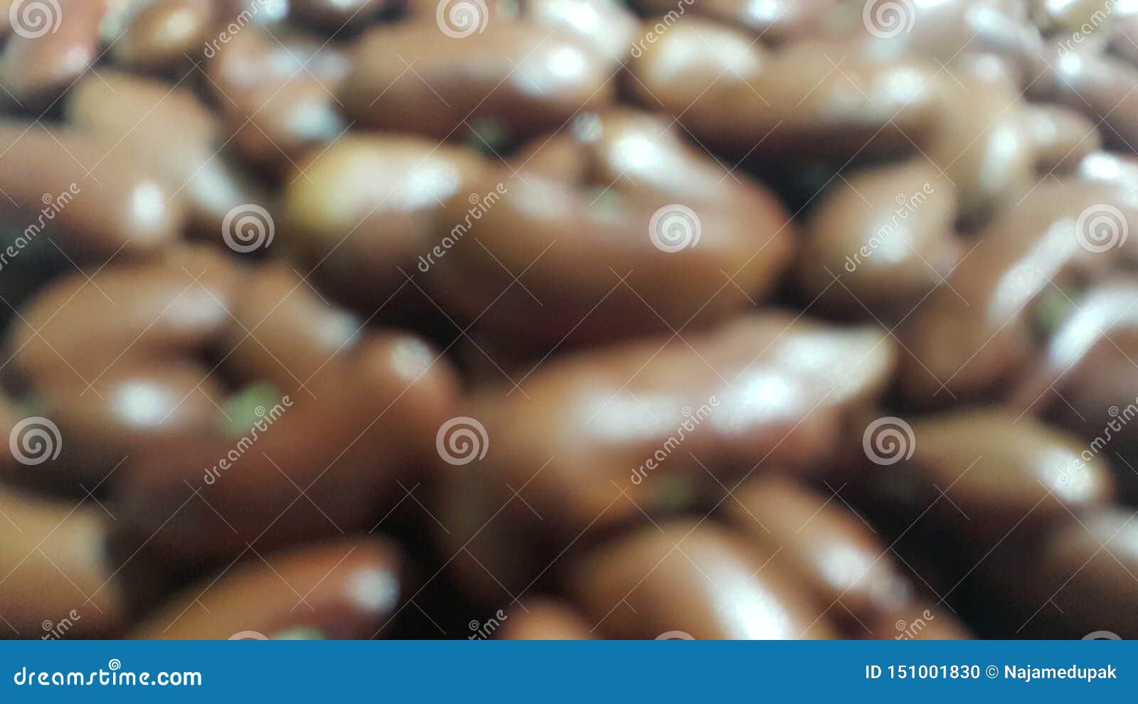 Kidenry Beans Closeup View of Uncooked Red Kidney Beans Stock Photo