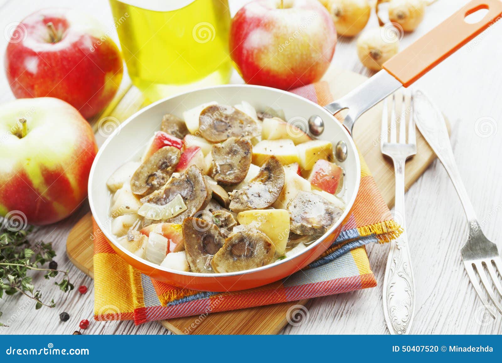 Kidneys beef in cider stock photo. Image of cide, lamb 50407520