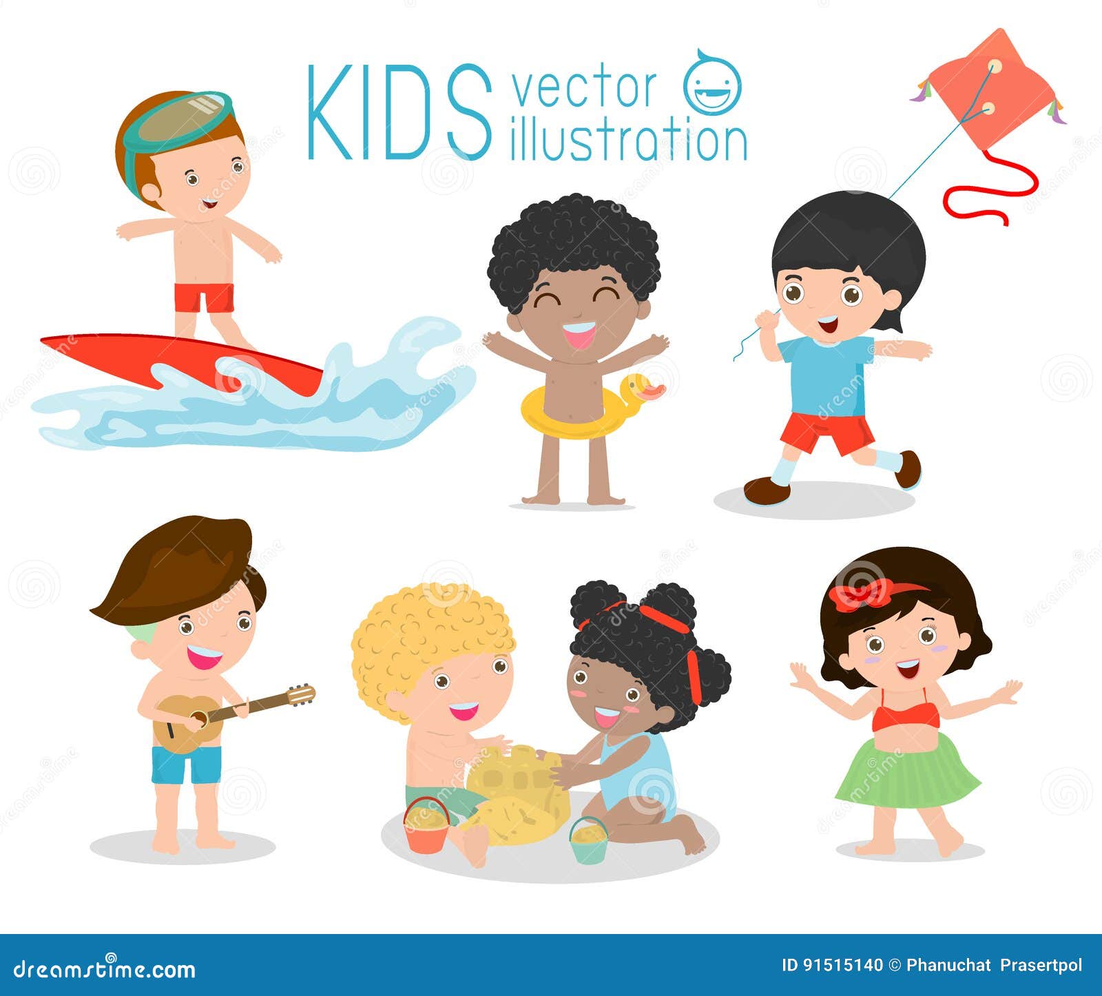 free summer activities clipart