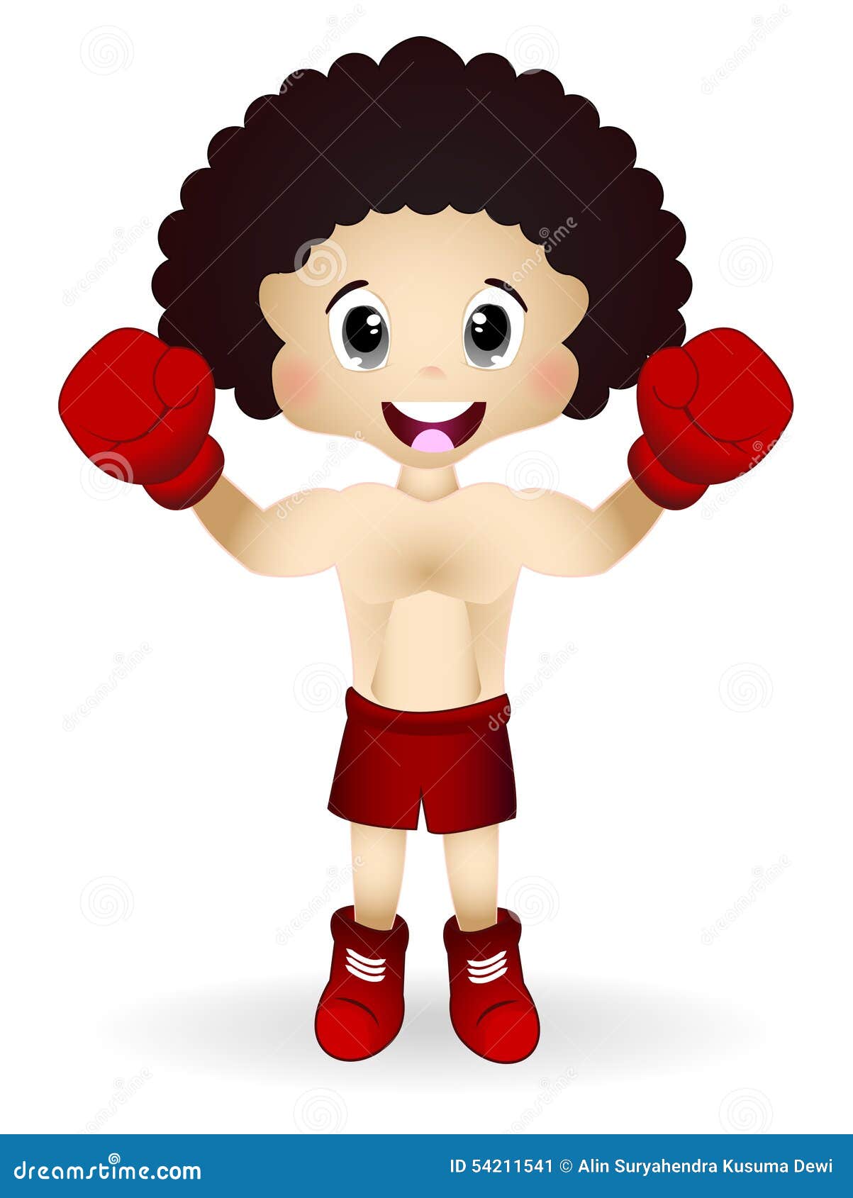 Kids Boxing for Your Design Stock Vector - Illustration of sport, male ...