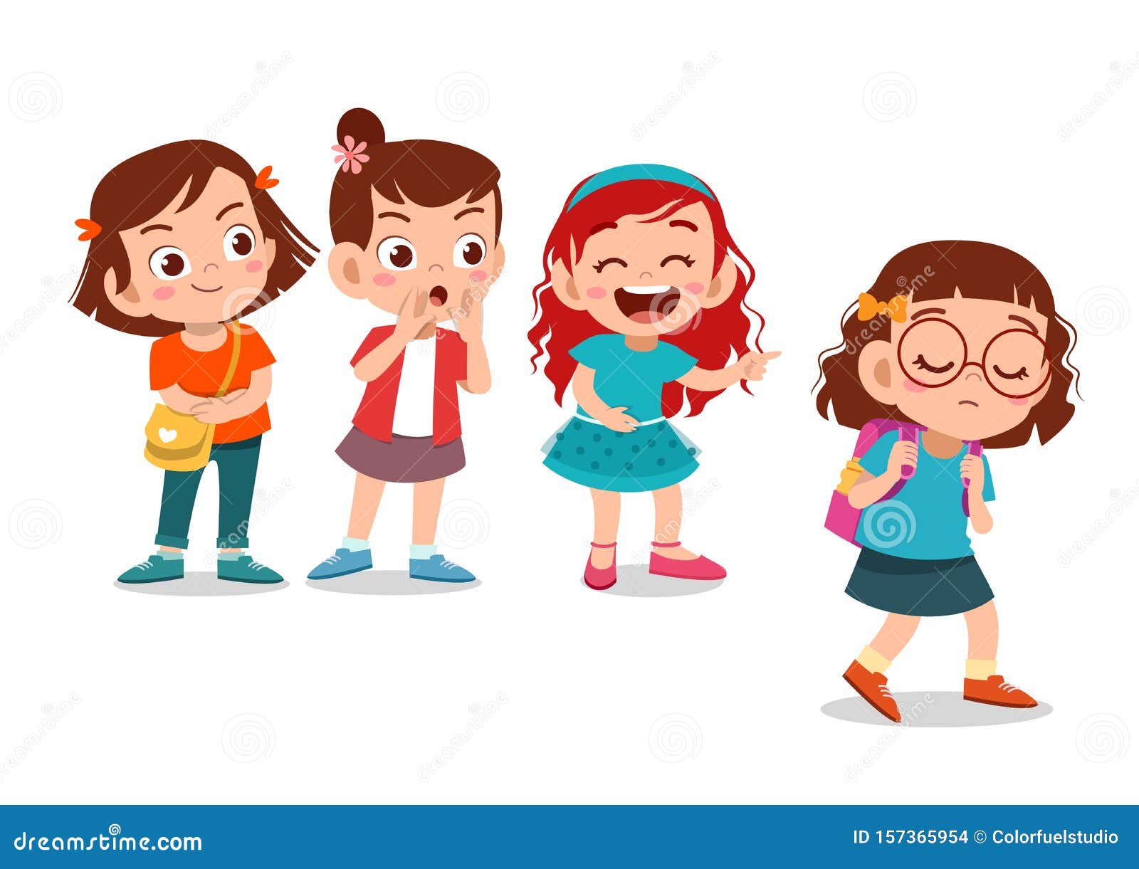 Kids Bullying Stock Illustrations – 1,047 Kids Bullying Stock  Illustrations, Vectors & Clipart - Dreamstime