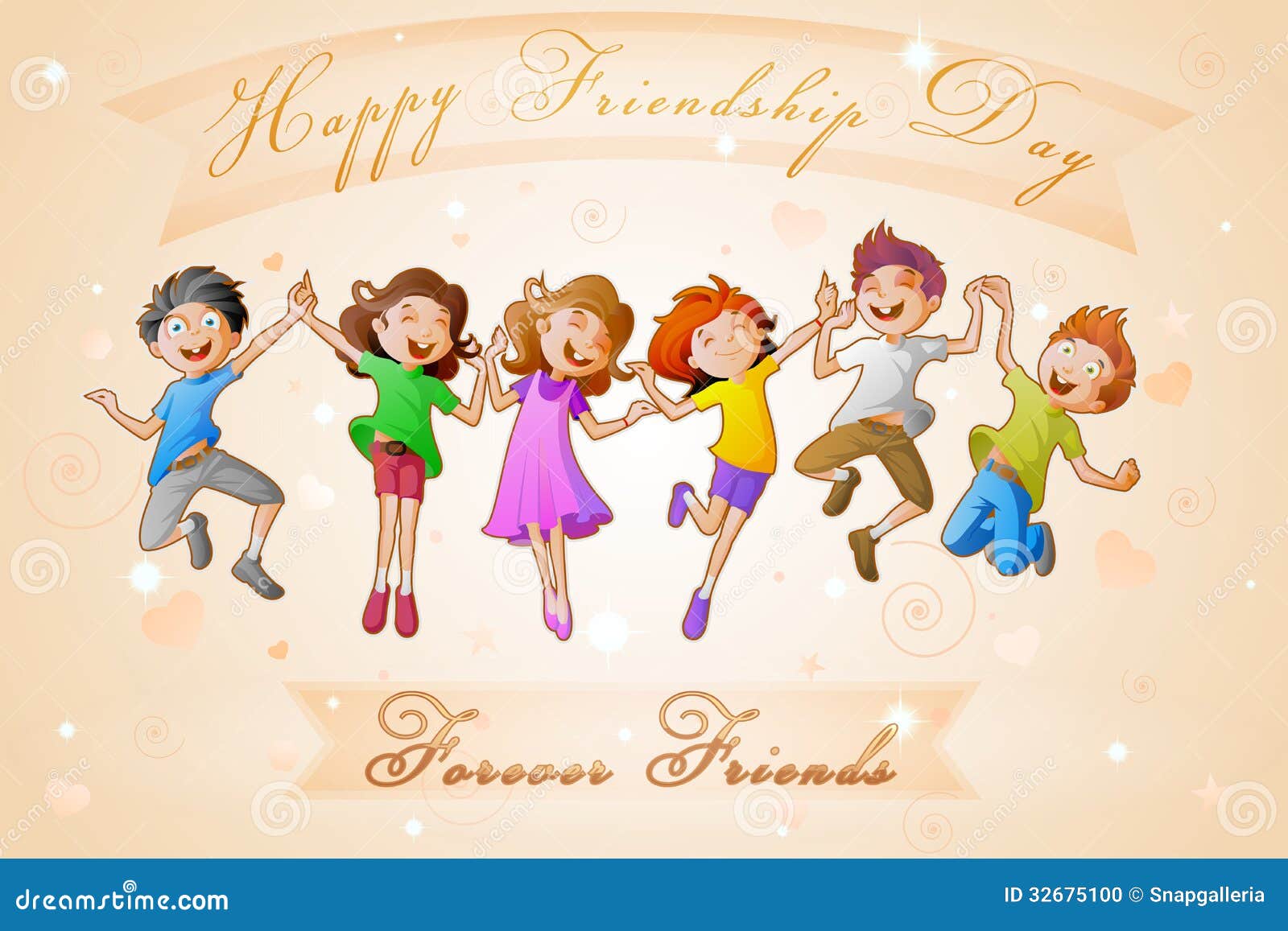 Friendship Day Stock Illustrations – 178,365 Friendship Day Stock ...