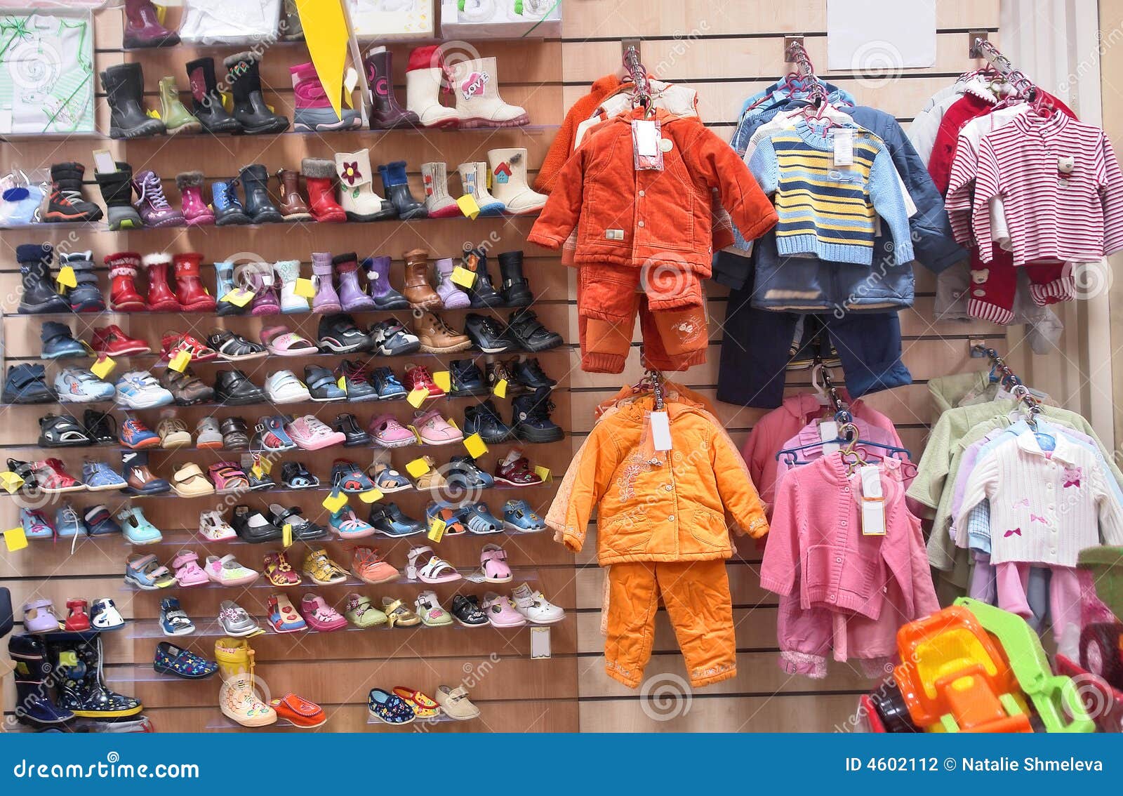 Kids' Clothes And Shoes Stock Photography - Image: 4602112