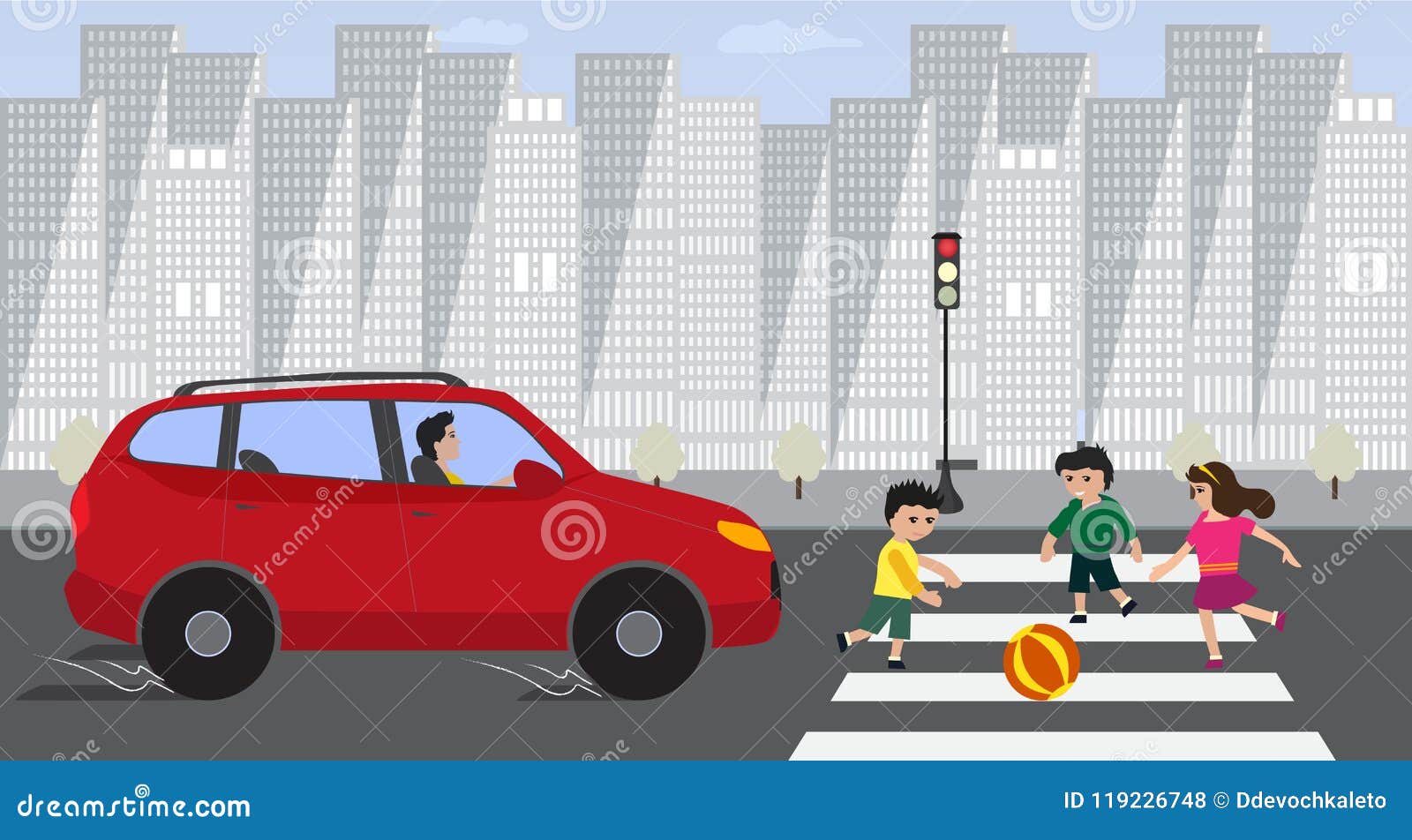 Pedestrian Crossing Vector & Photo (Free Trial) | Bigstock