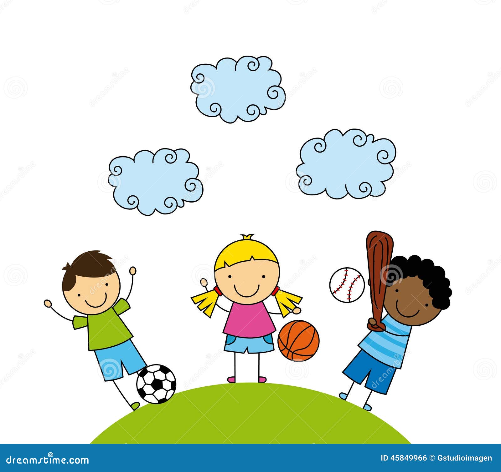 Kids design stock vector. Illustration of happy, boys 45849966