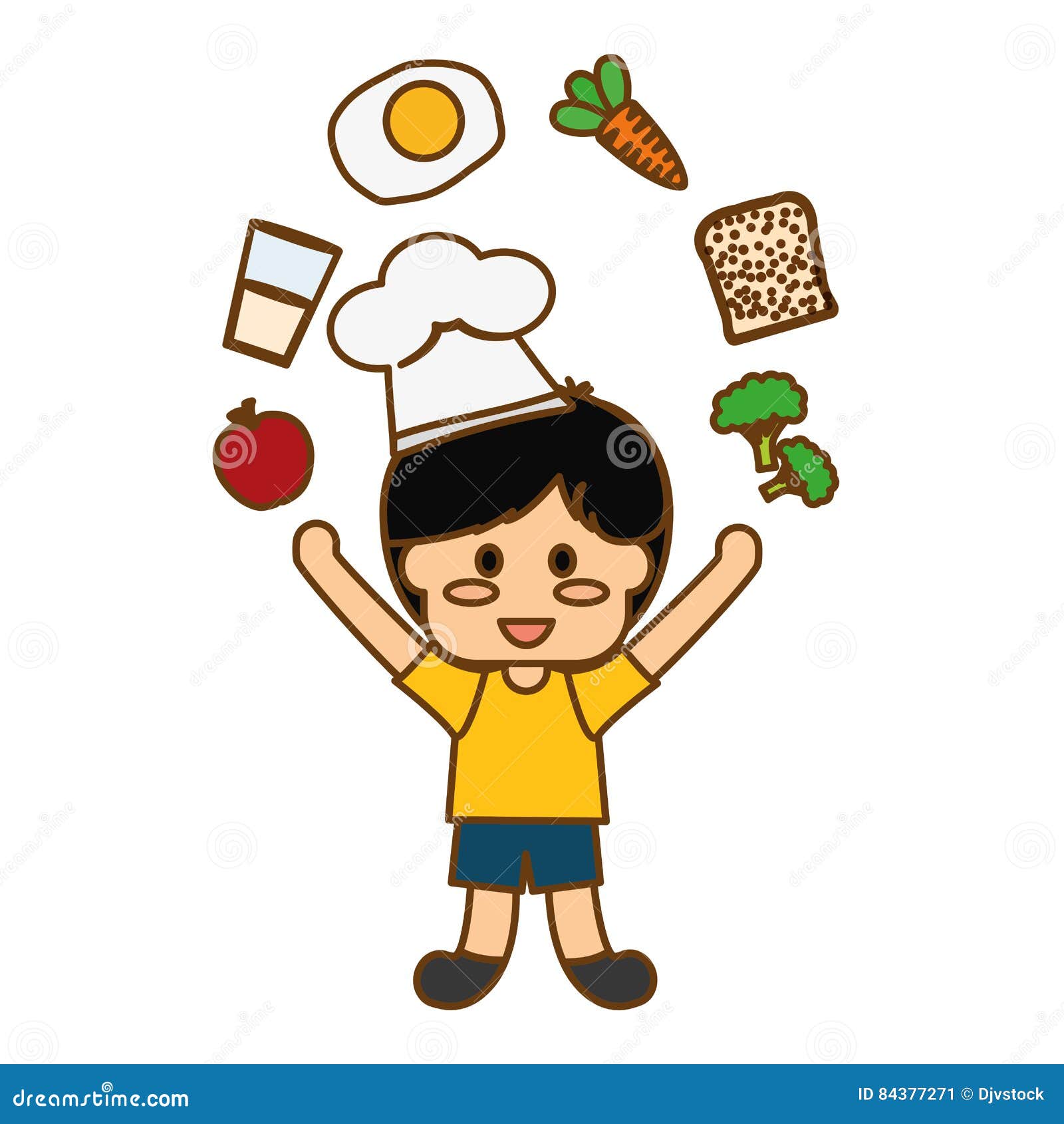 Kids food nutrition stock illustration. Illustration of cartoon - 84377271
