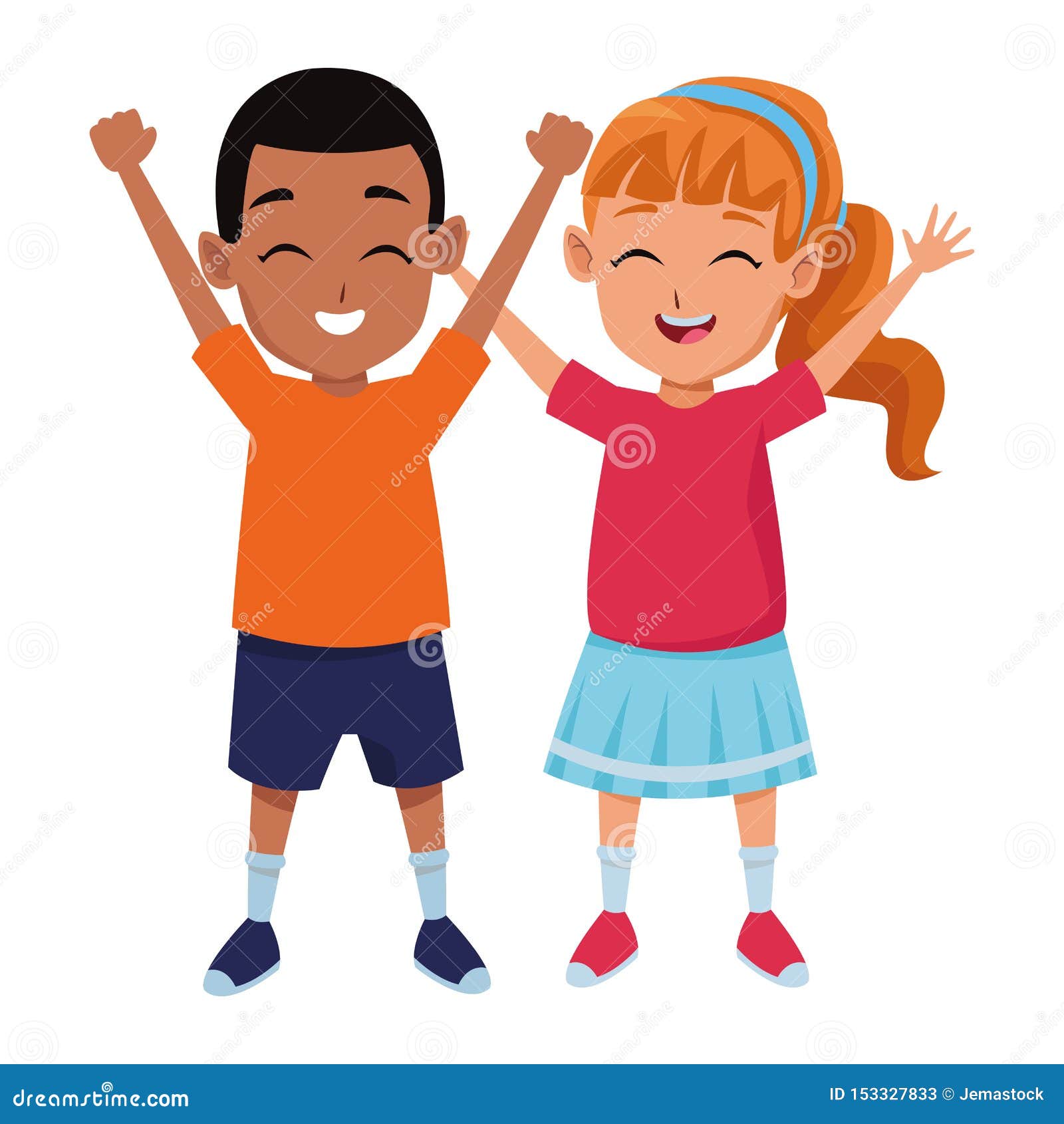 Kids Friends Playing and Smiling Cartoon Stock Vector - Illustration of little, happy: 153327833 Kids Friends Playing and Smiling Cartoon Stock Vector - Illustration of little, happy: 153327833