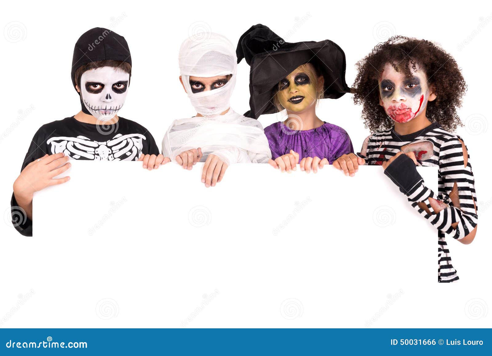 Kids in Halloween costumes stock photo. Image of people - 50031666