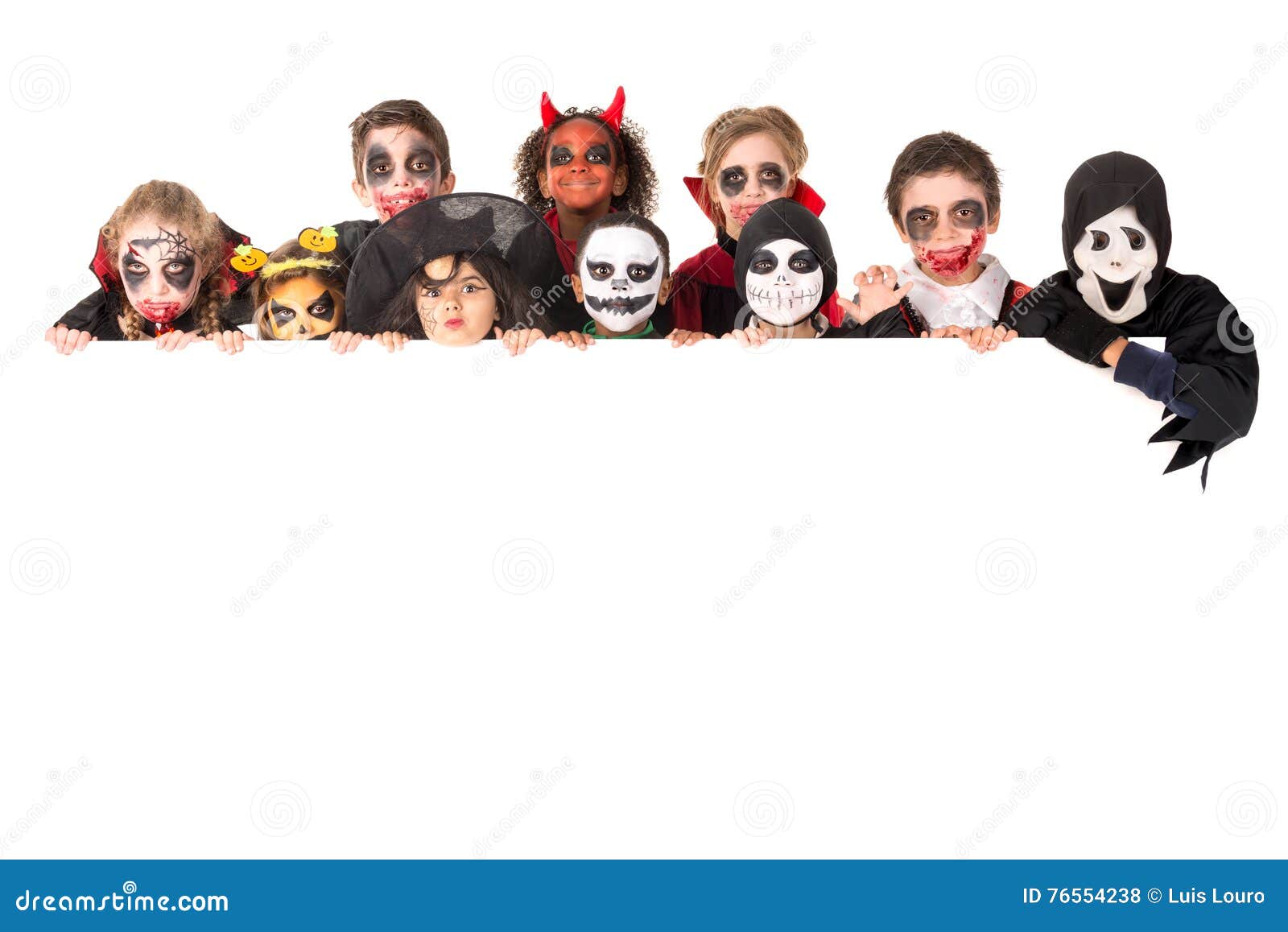 Kids in Halloween stock photo. Image of haunt, pagan - 76554238