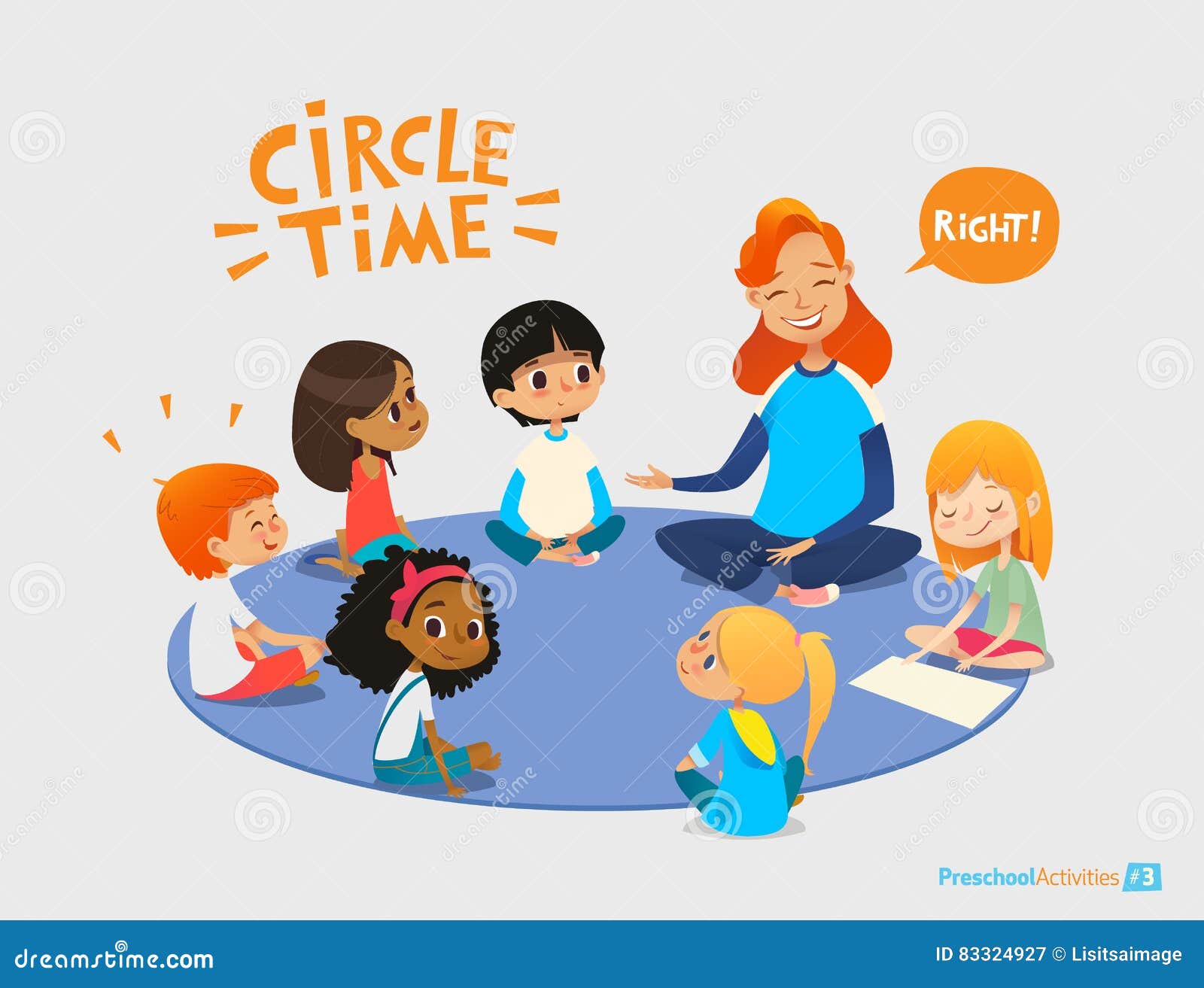 preschool center time clipart