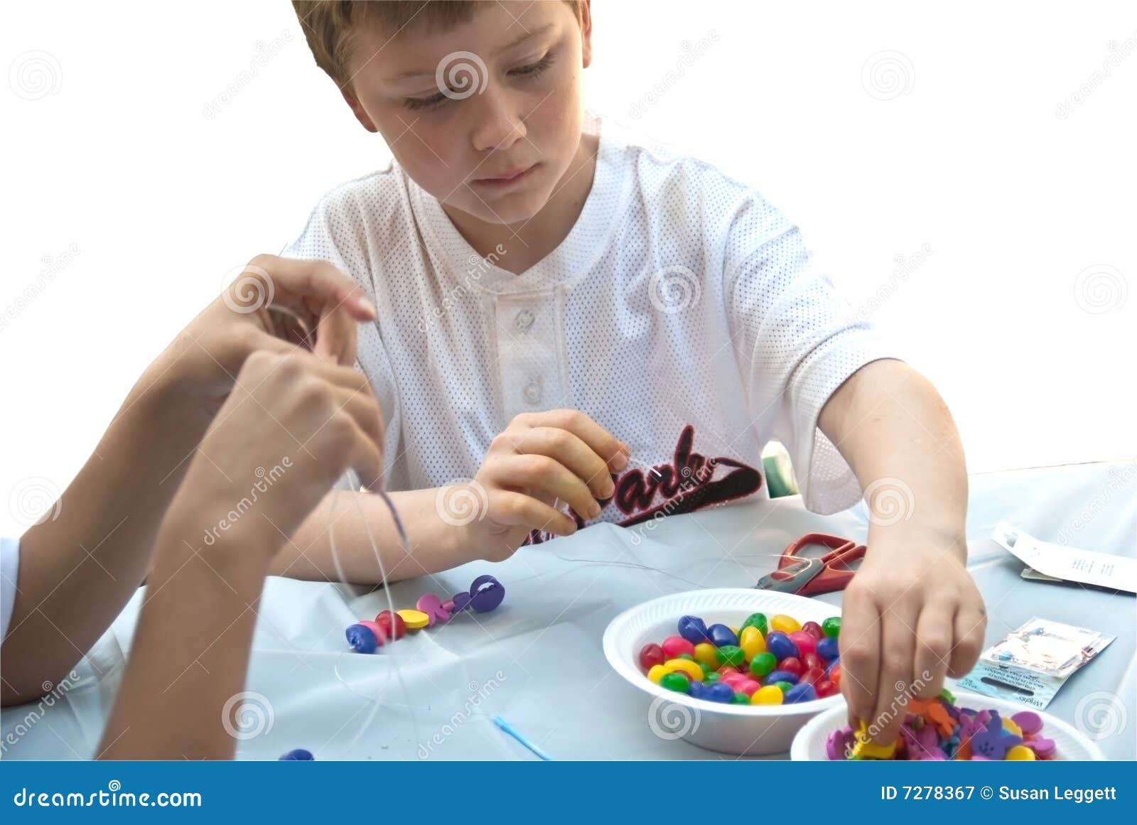 Kids Making Crafts stock image. Image of white, male, working - 7278367