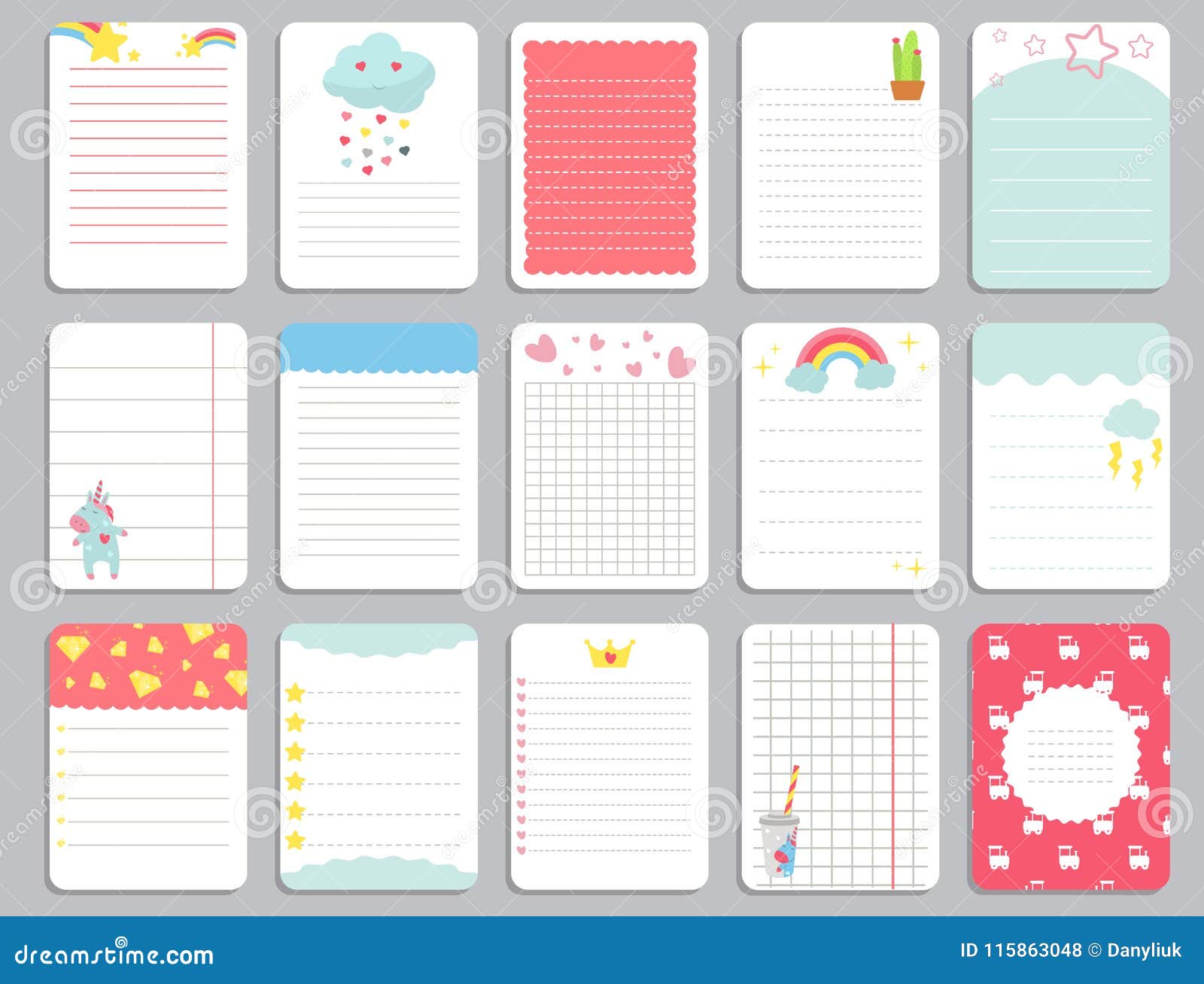 Notebook Label Template