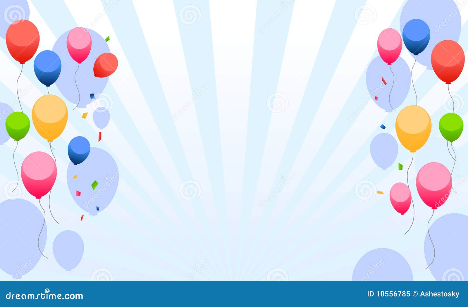 kids party with balloons background