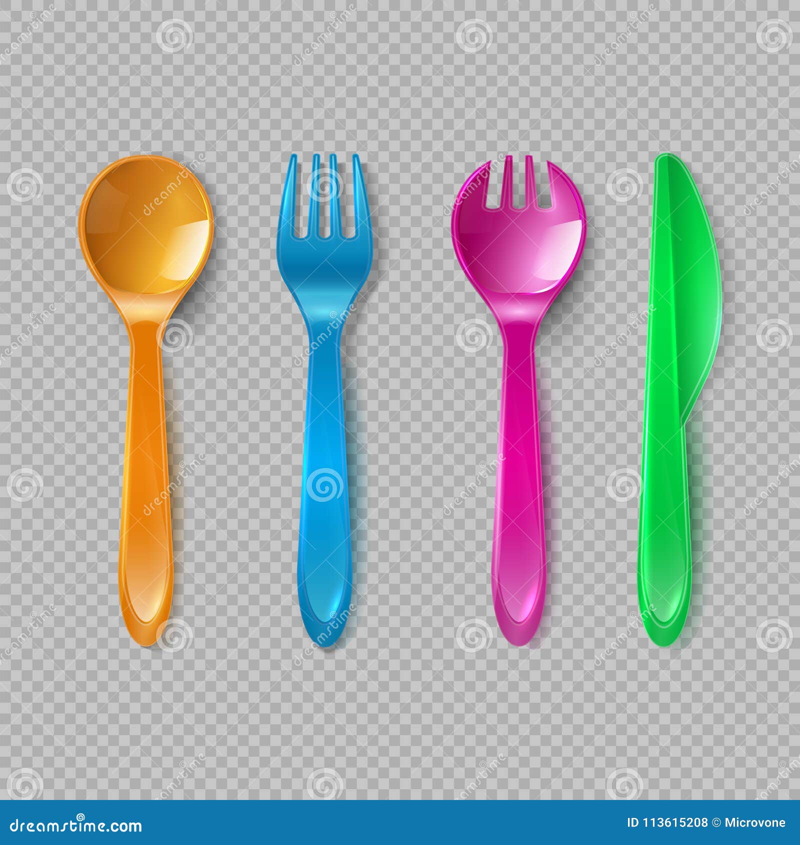 Cartoon Character Spoon & Fork Set Plastic Cutlery Set Kids/Toddlers Xmas Gift 