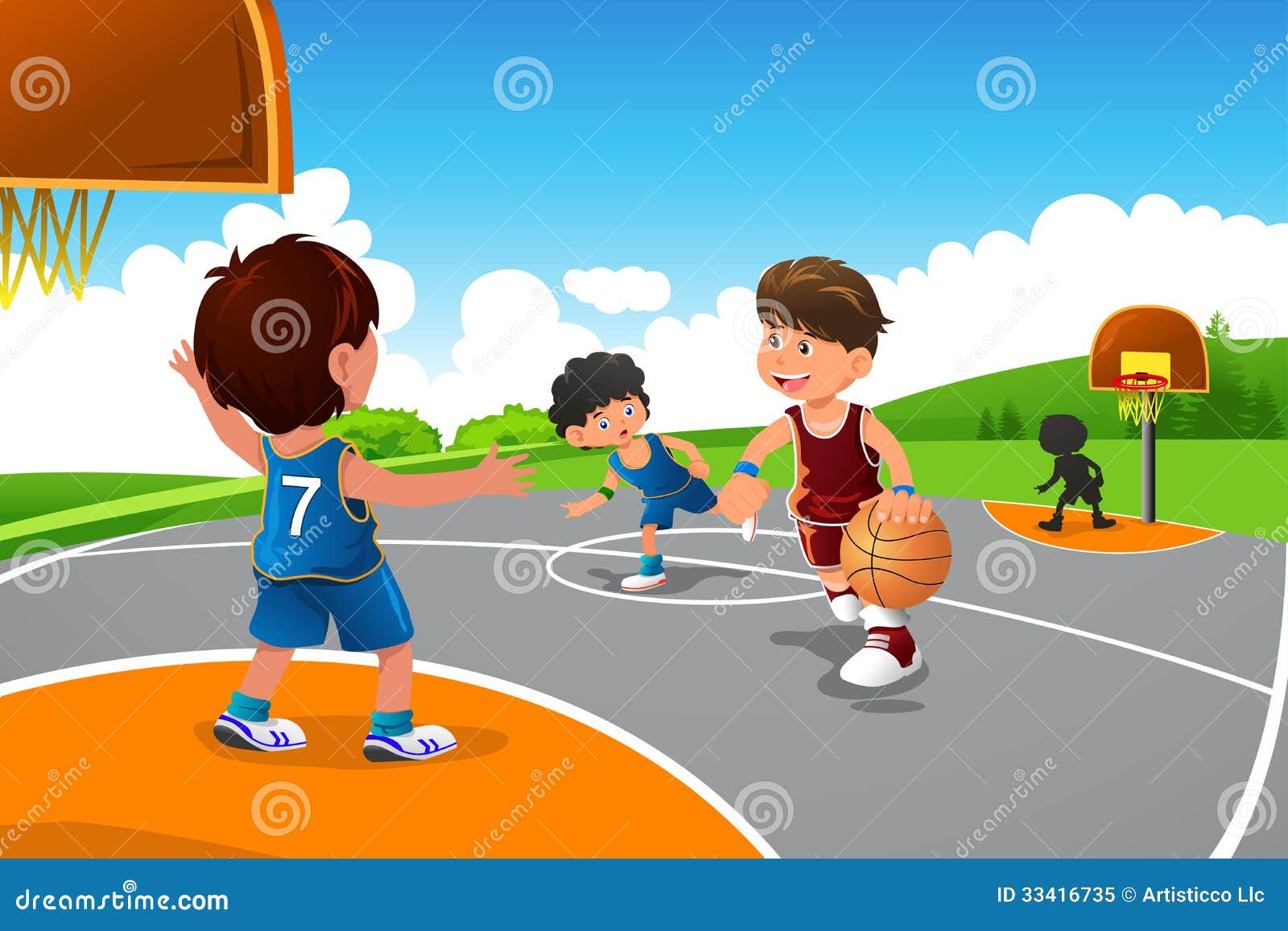 tentang basketball clipart