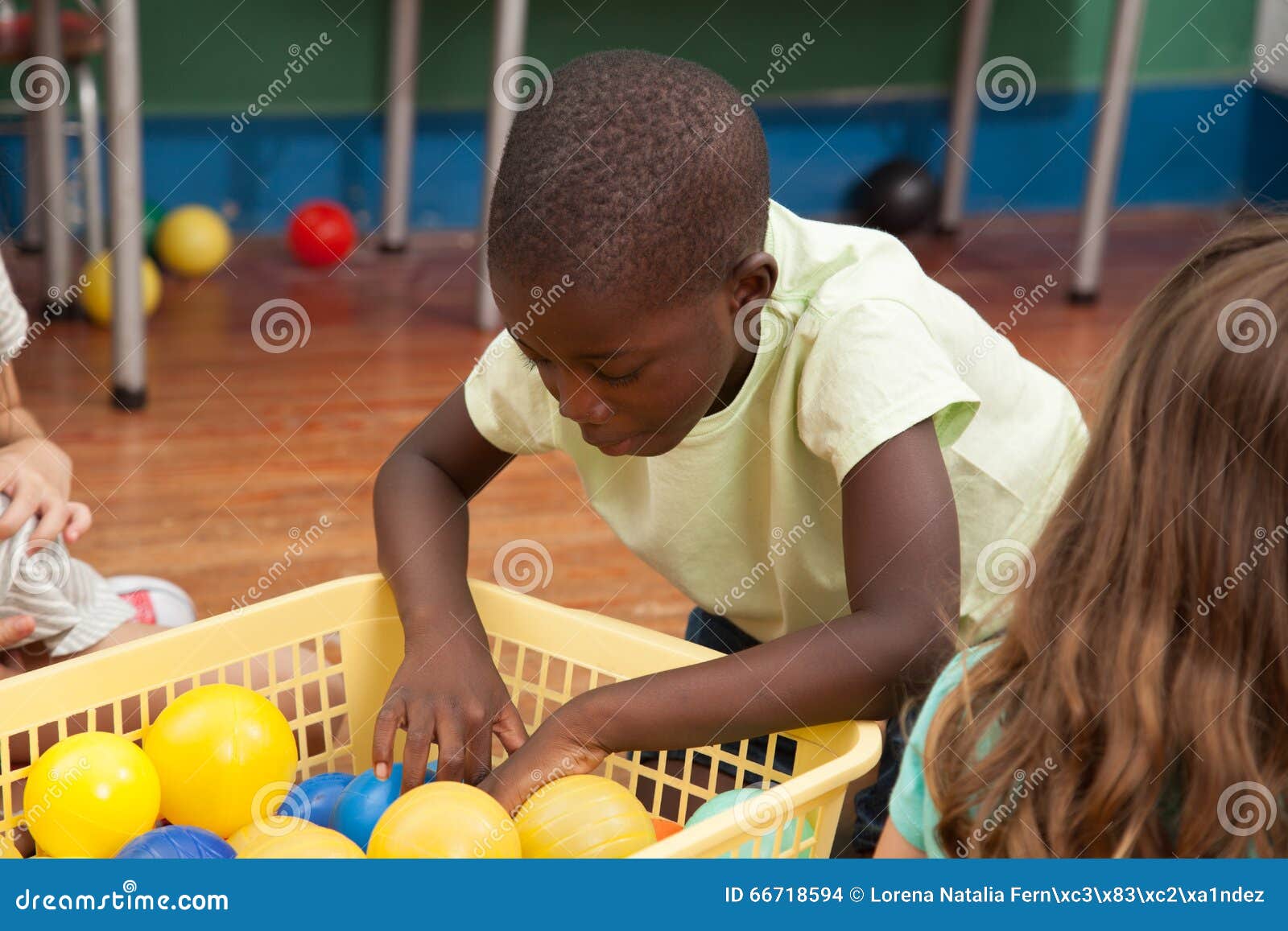 Kids Playing with Plastics Balls Stock Photo Image of friends