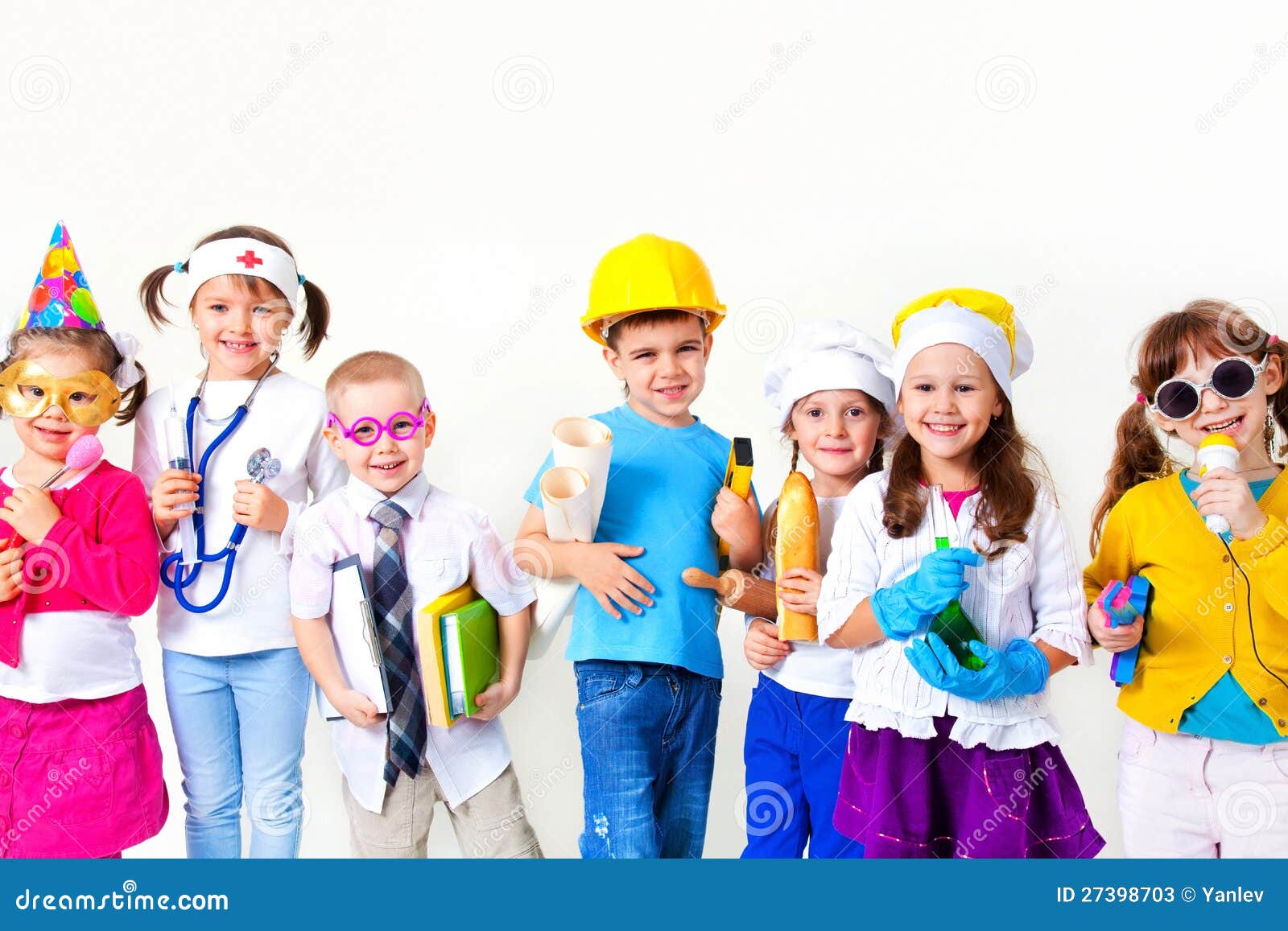 Kids Playing in Professions Stock Image Image of medicine, kids 27398703