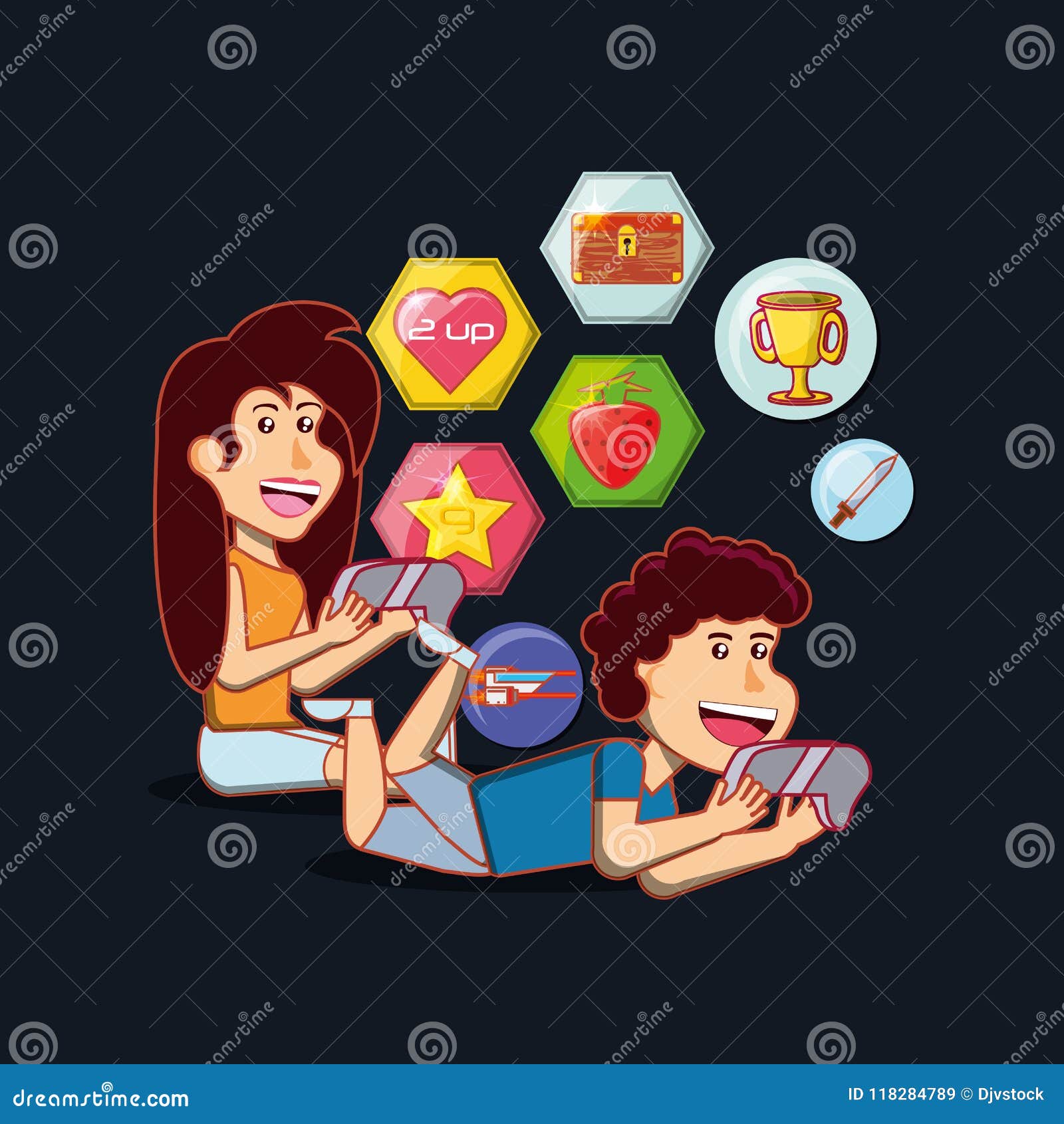Kids play game Vectors & Illustrations for Free Download