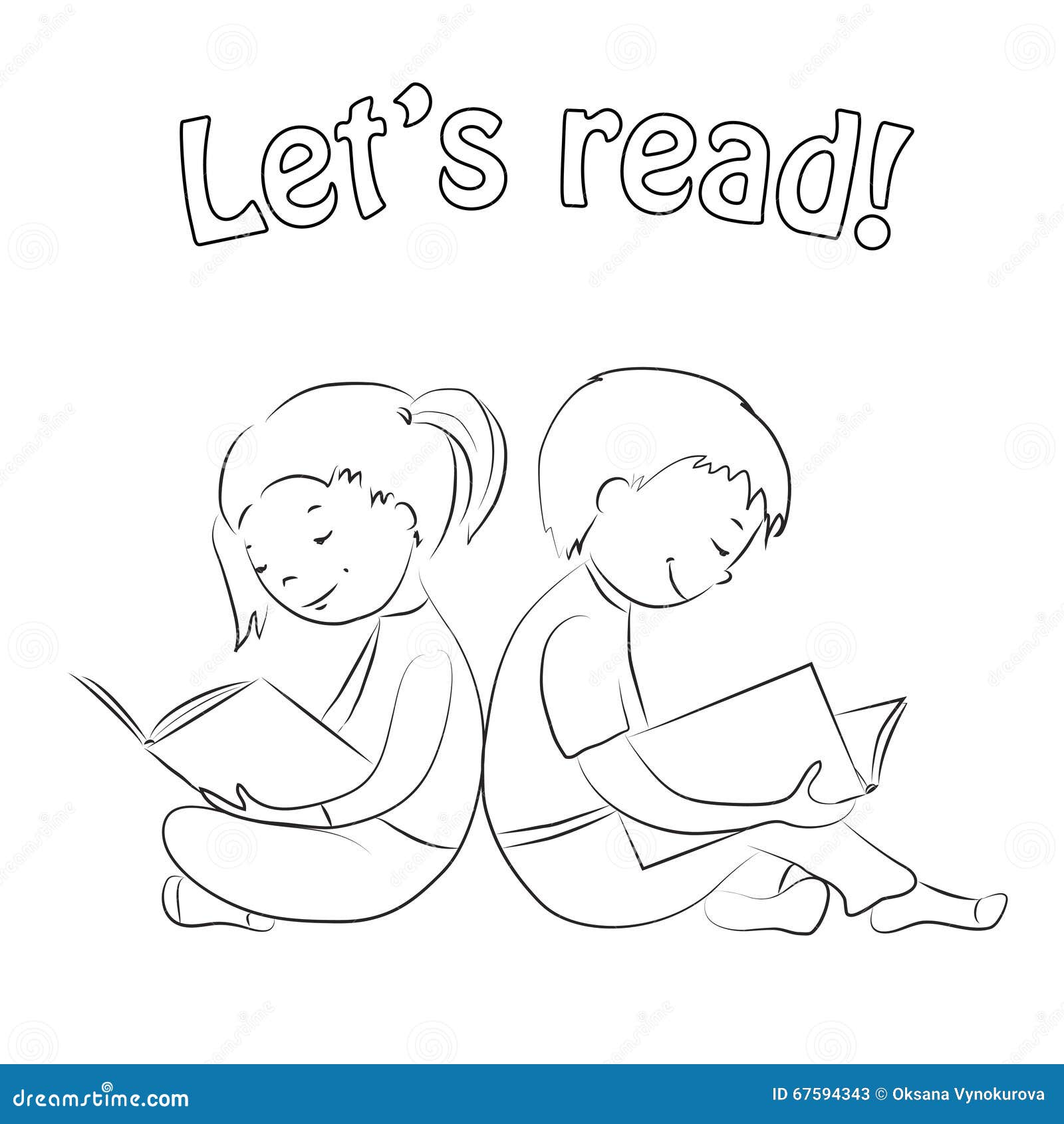 abc child reading book coloring pages - photo #5