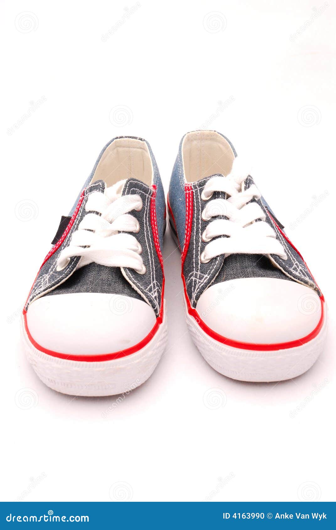 Kids shoes stock photo. Image of fashionable, studio, sneaker - 4163990