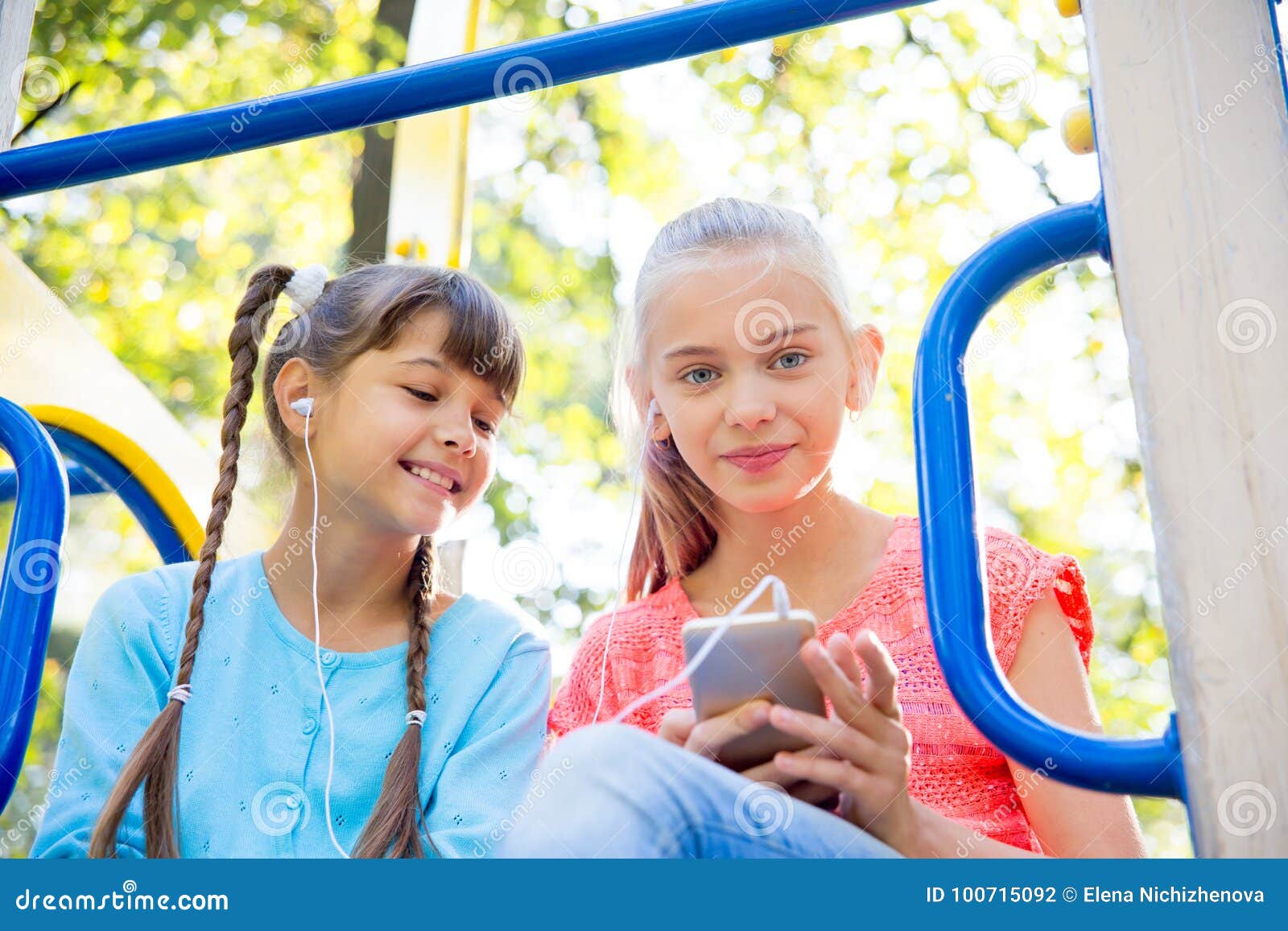 Kids on playground stock photo. Image of cute, enjoy - 100715092