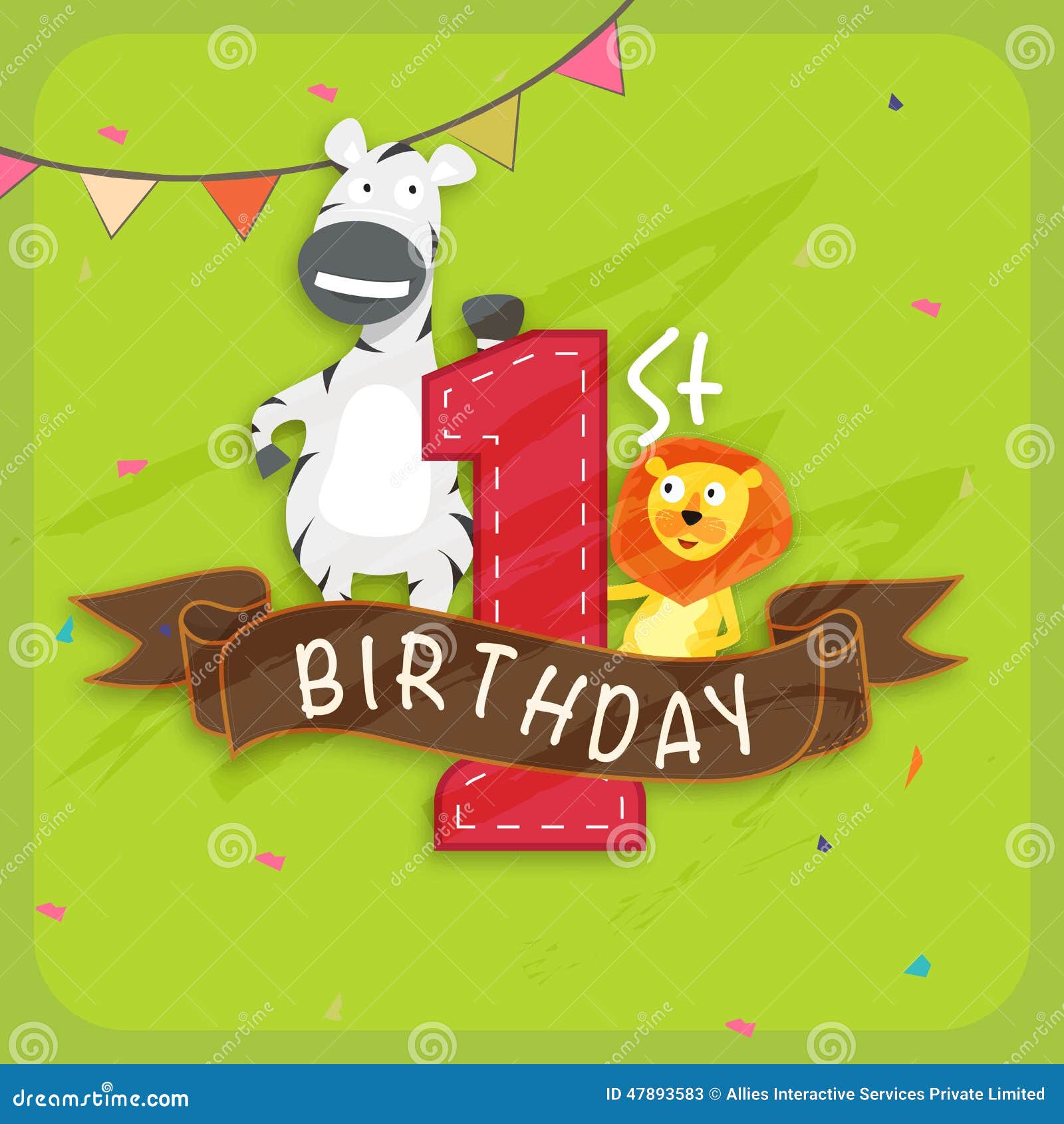 Birthday Invitation Card Cartoon