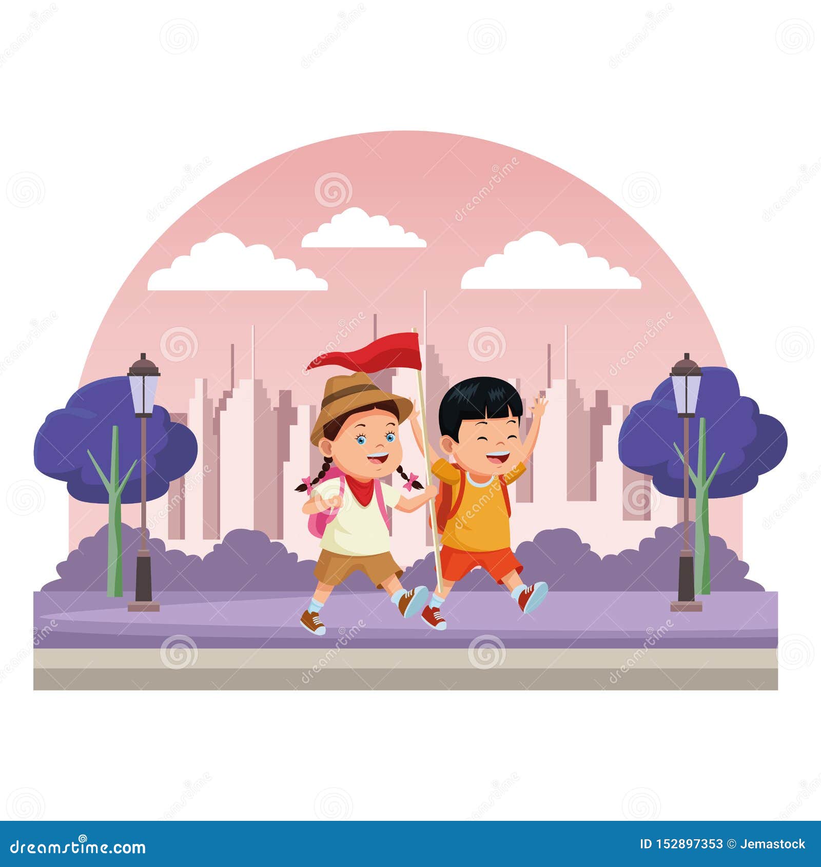 Kids and Summer Camp Cartoons Stock Vector - Illustration of graphic, ecology: 152897353 Kids and Summer Camp Cartoons Stock Vector - Illustration of graphic, ecology: 152897353