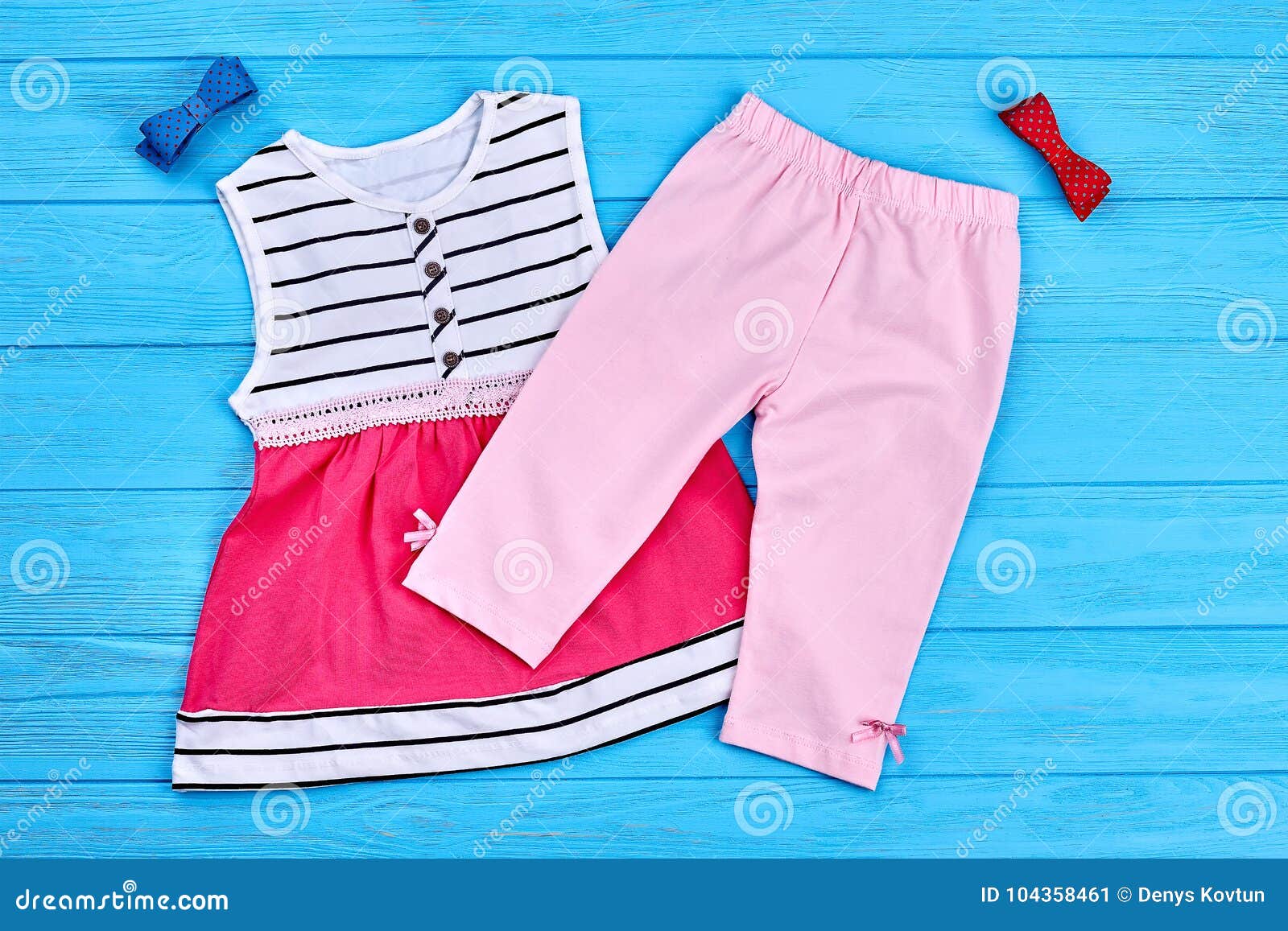 Kids Summer Fashion Background. Stock Image - Image of celebration ...